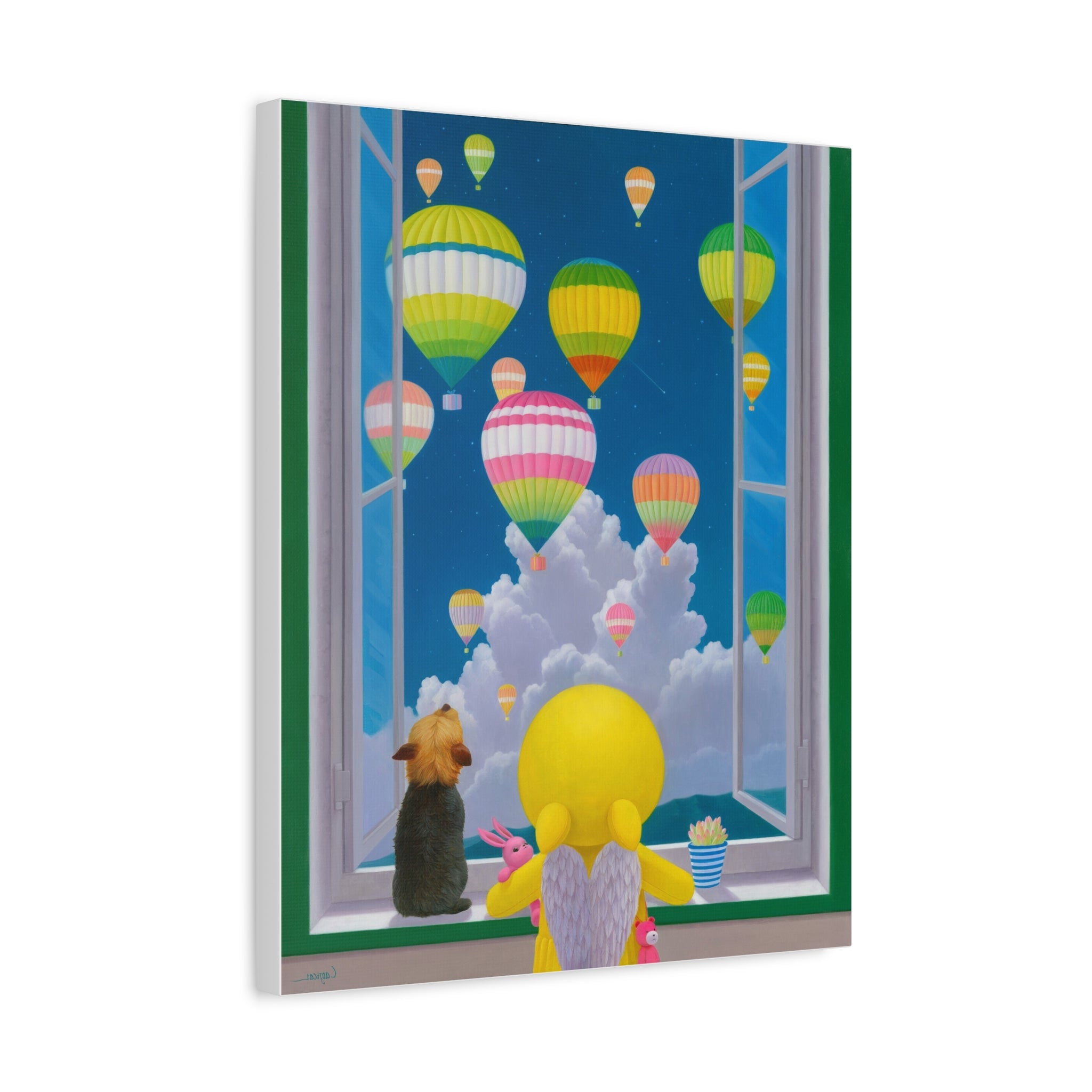 Dreams in the Sky - Chinese Contemporary artist - Canvas Print - Artwork for kids