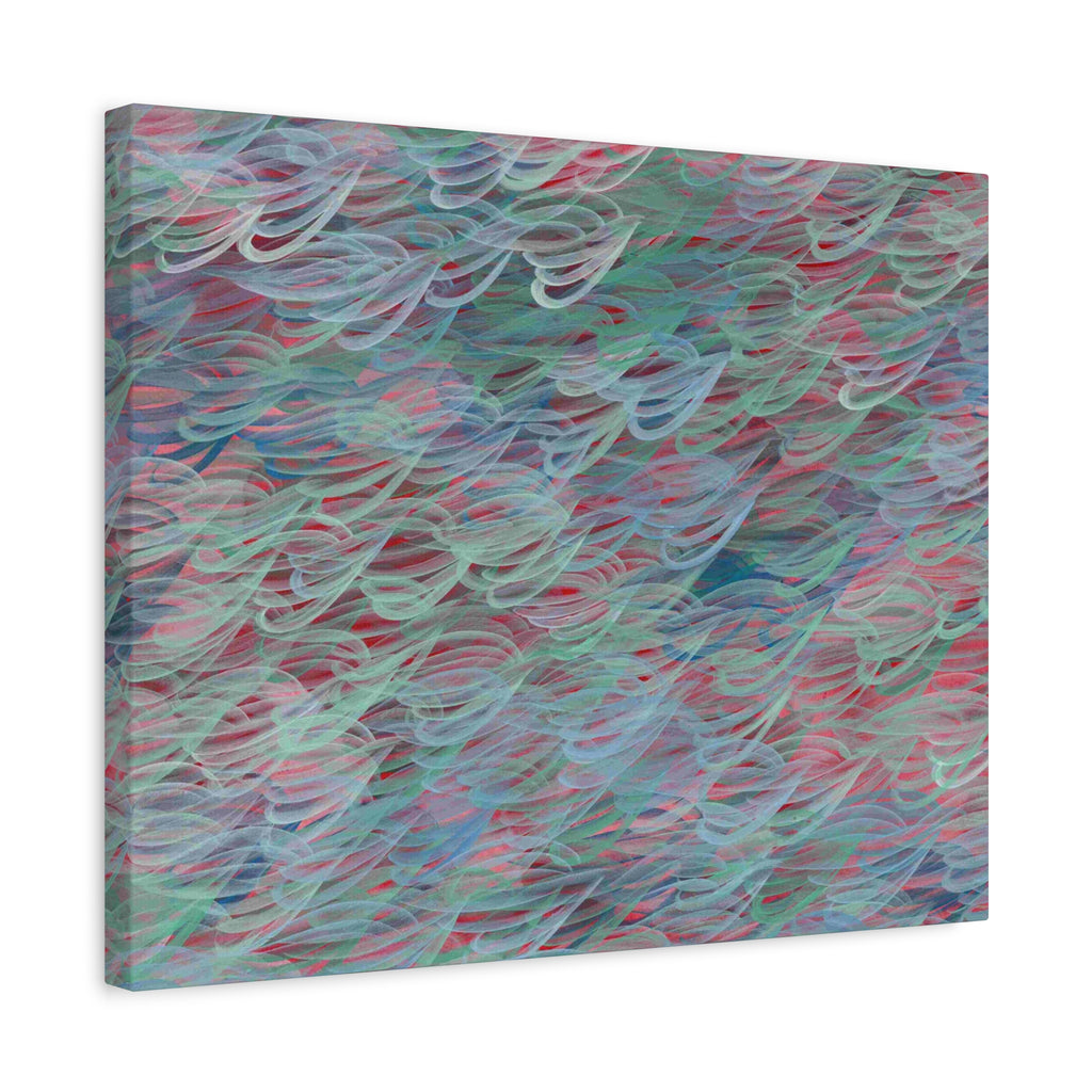 Feathered Dust - 090225 - Abstract Wall Art by Asian Artist Contemporary Home Decor Print-Neutral Modern Art for Living Room or Bedroom