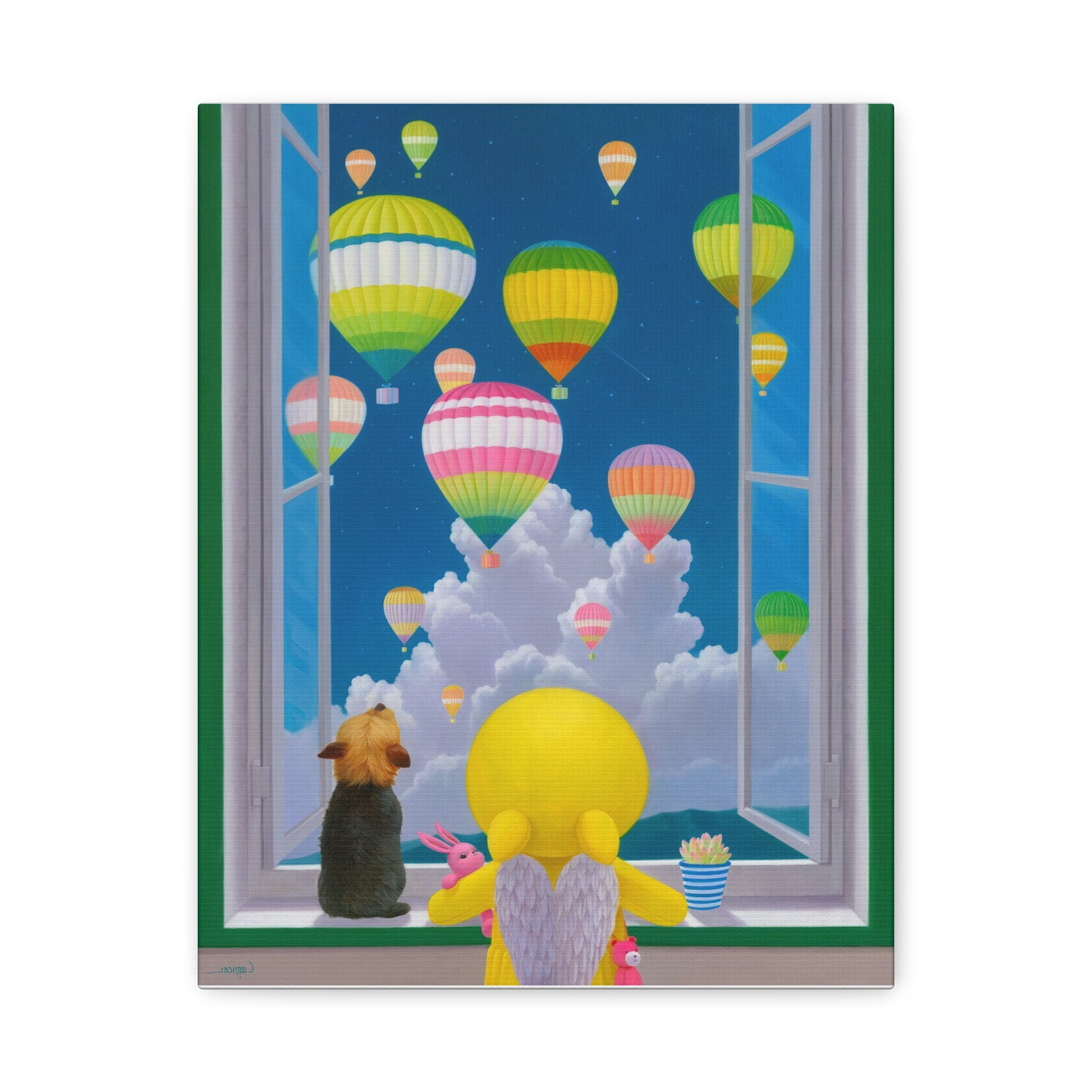 Dreams in the Sky - Chinese Contemporary artist - Canvas Print - Artwork for kids