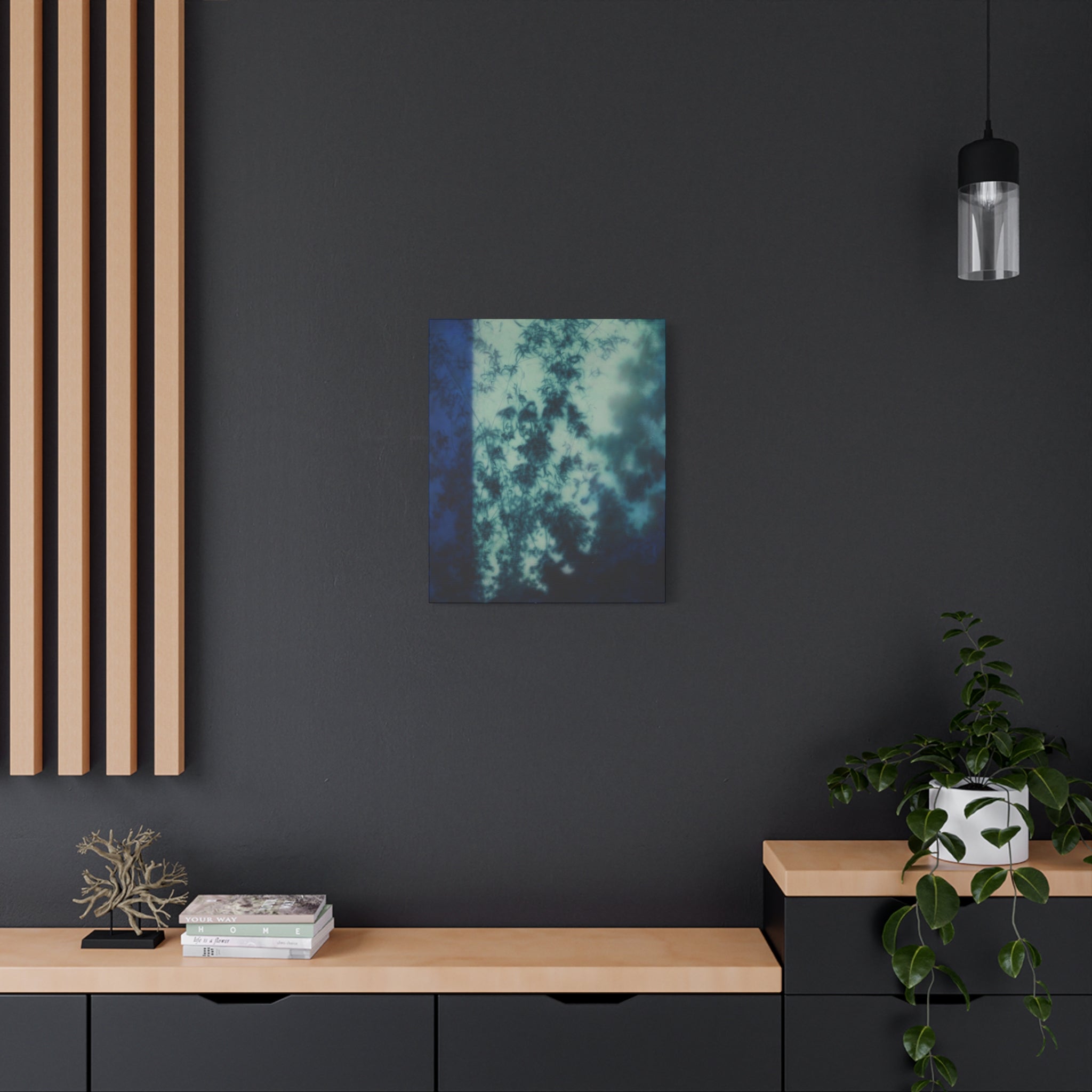 Shadow of a Tree -  Chinese  Contemporary abstract artist - Canvas Print - Gift for new year