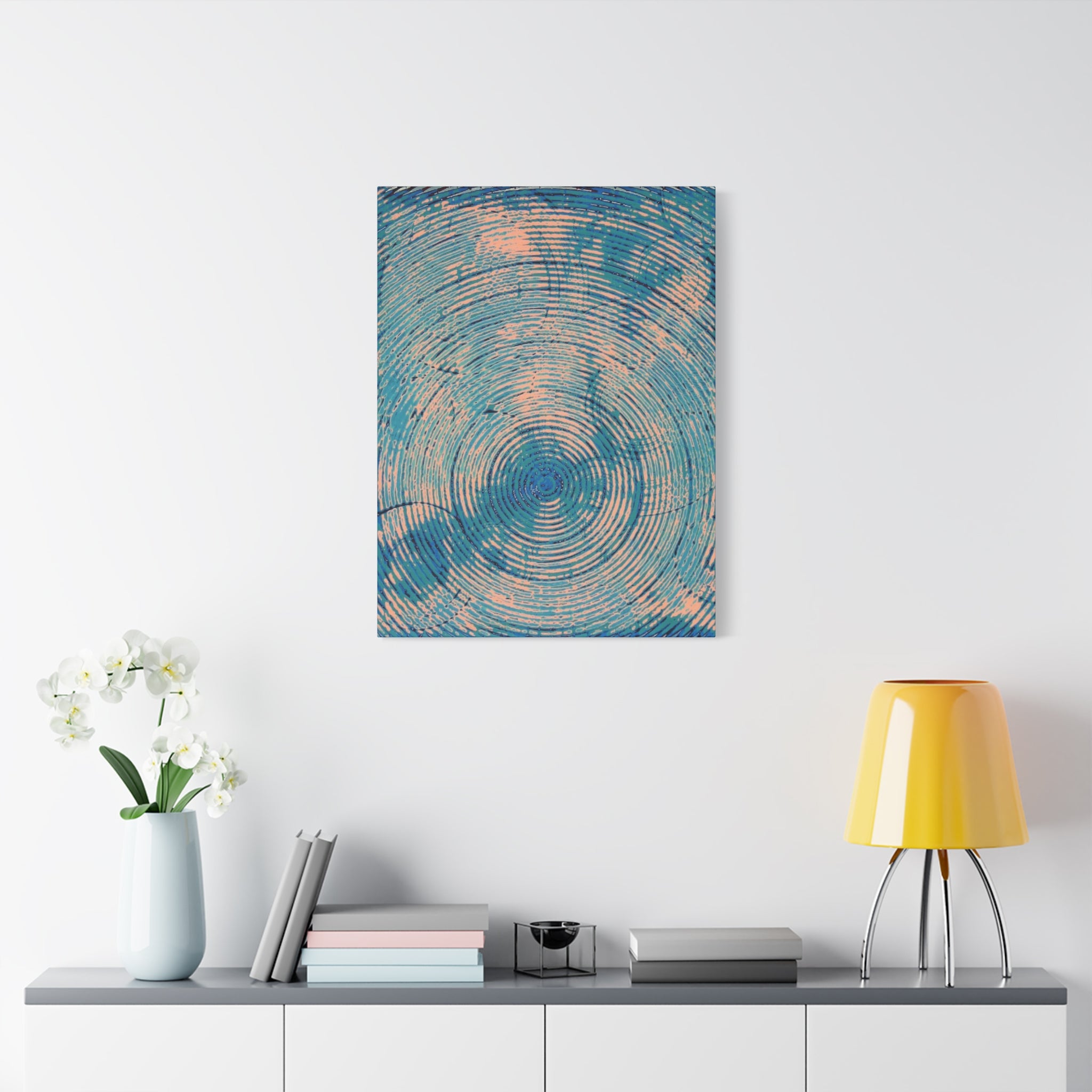 YU - 101123 - Abstract Wall Art by Asian Artist Contemporary Home Decor Print-Neutral Modern Art for Living Room or Bedroom