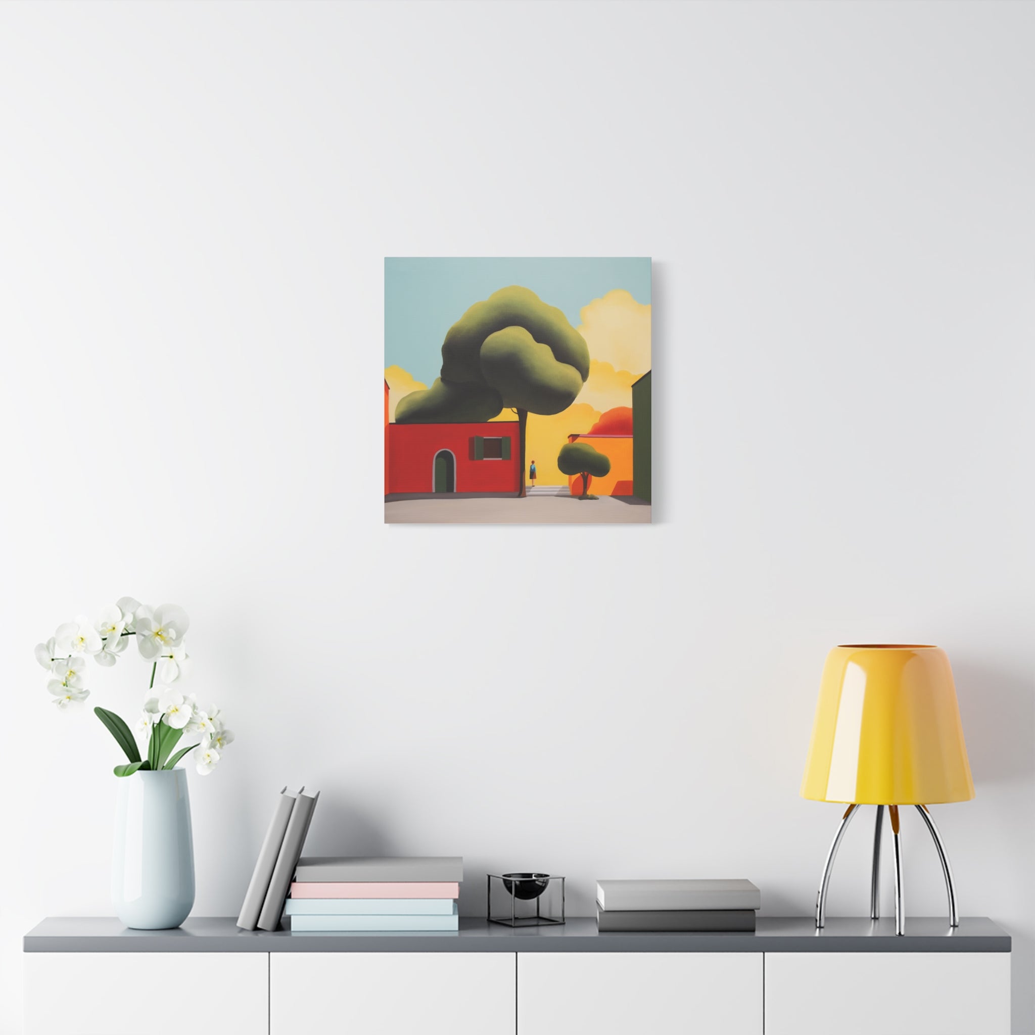 Summer Tree -  Contemporary Abstract Canvas Print  Young Asian Artist