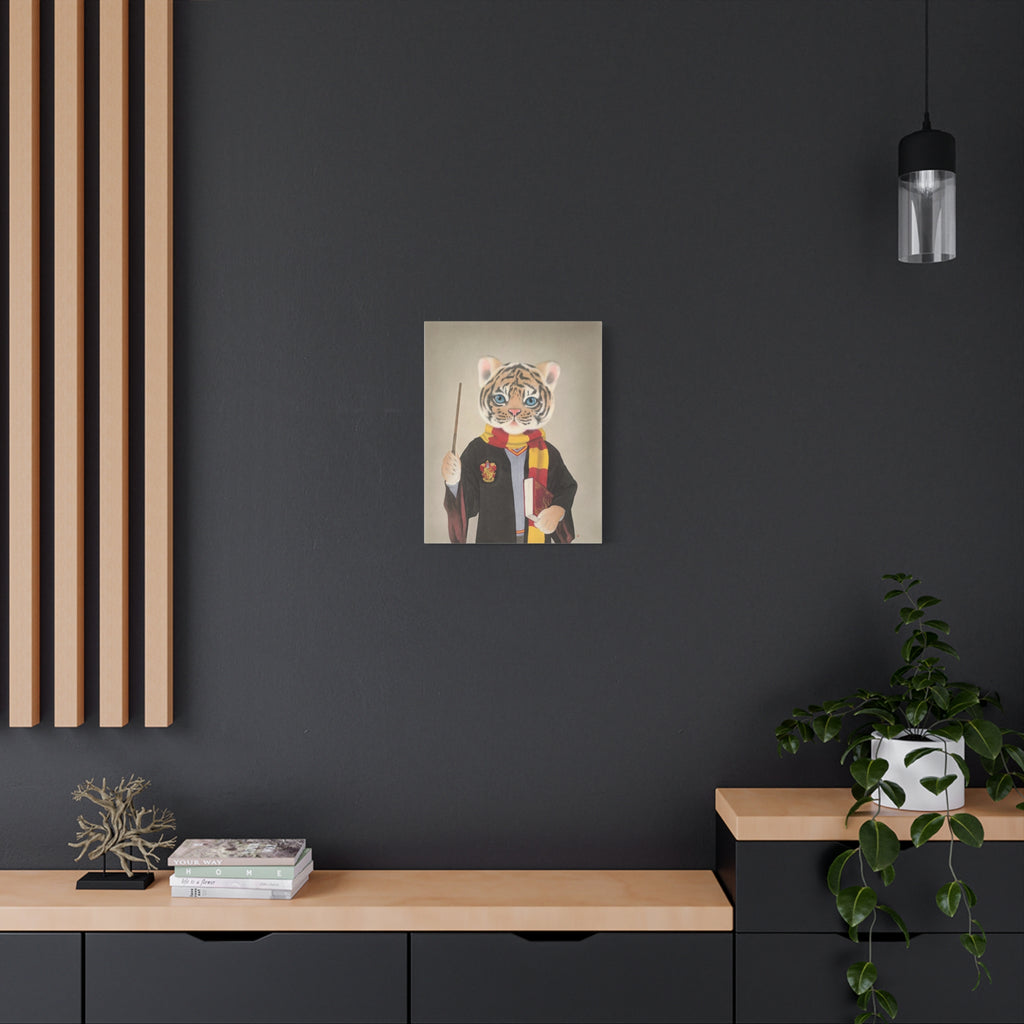Tiger -  Chinese  Contemporary watercolor painting - Canvas Print