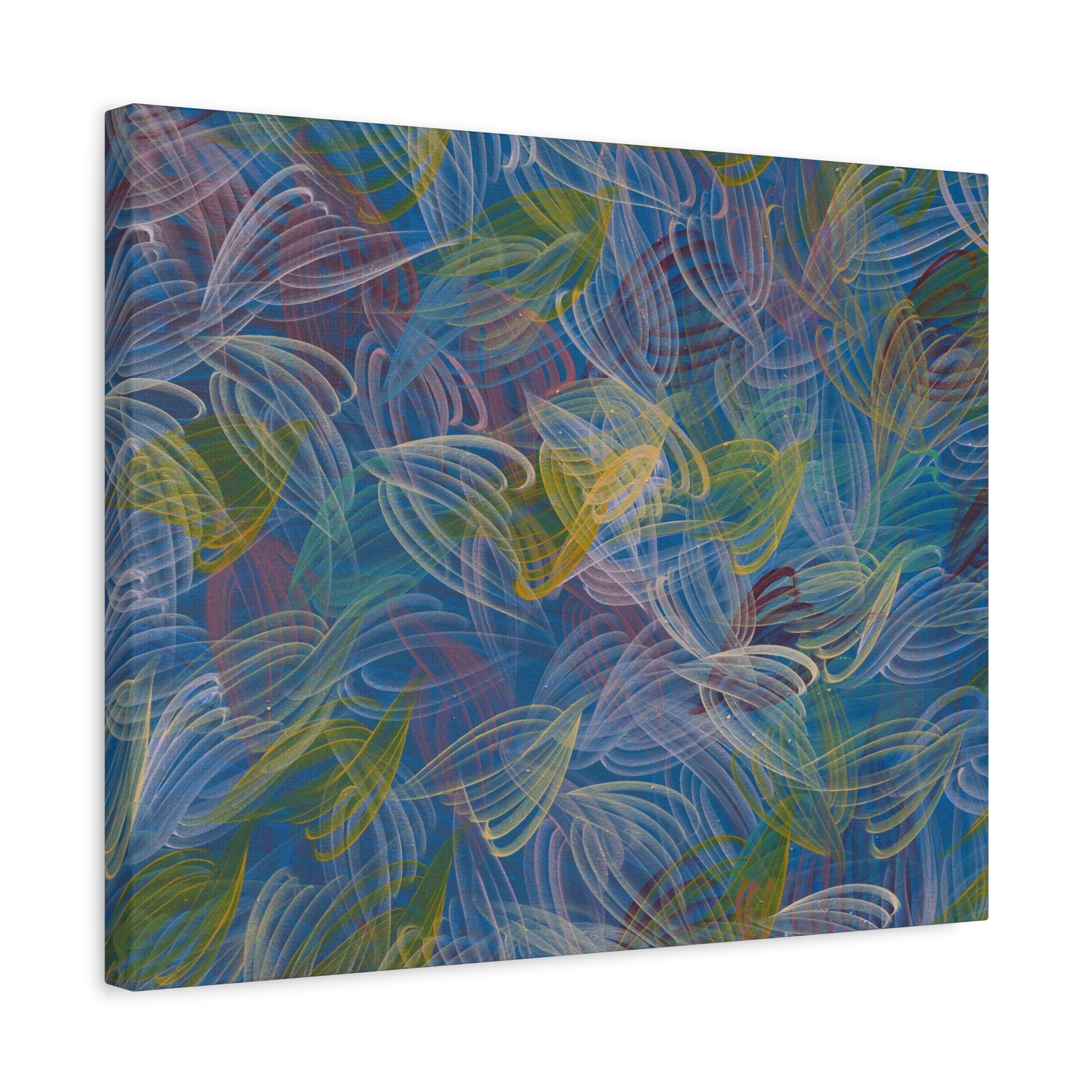 Feathered Dust - 050222 Abstract Wall Art by Asian Artist Contemporary Home Decor Print-Neutral Modern Art for Living Room or Bedroom