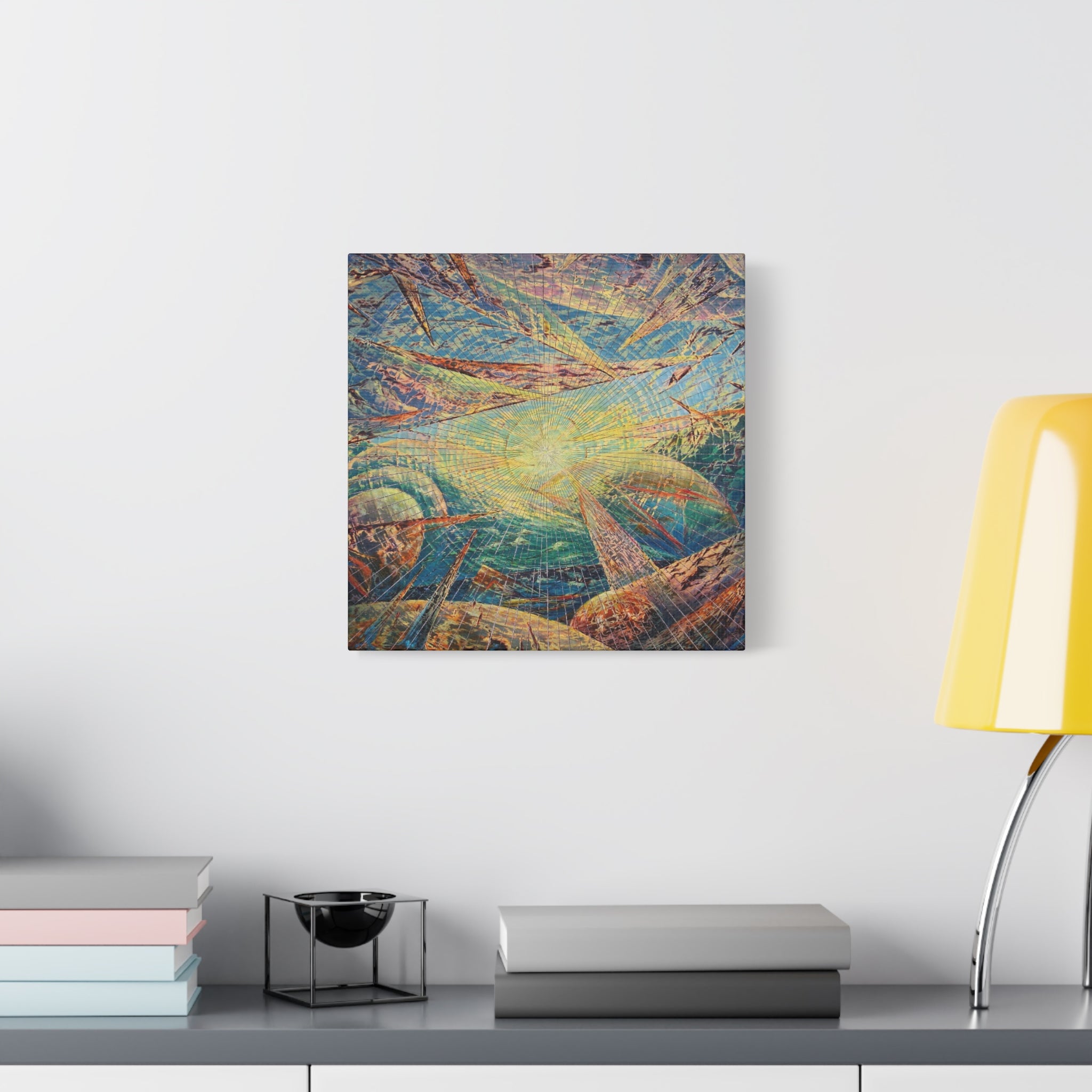 YU - 013025  - Abstract Wall Art by Asian Artist Contemporary Home Decor Print-Neutral Modern Art for Living Room or Bedroom