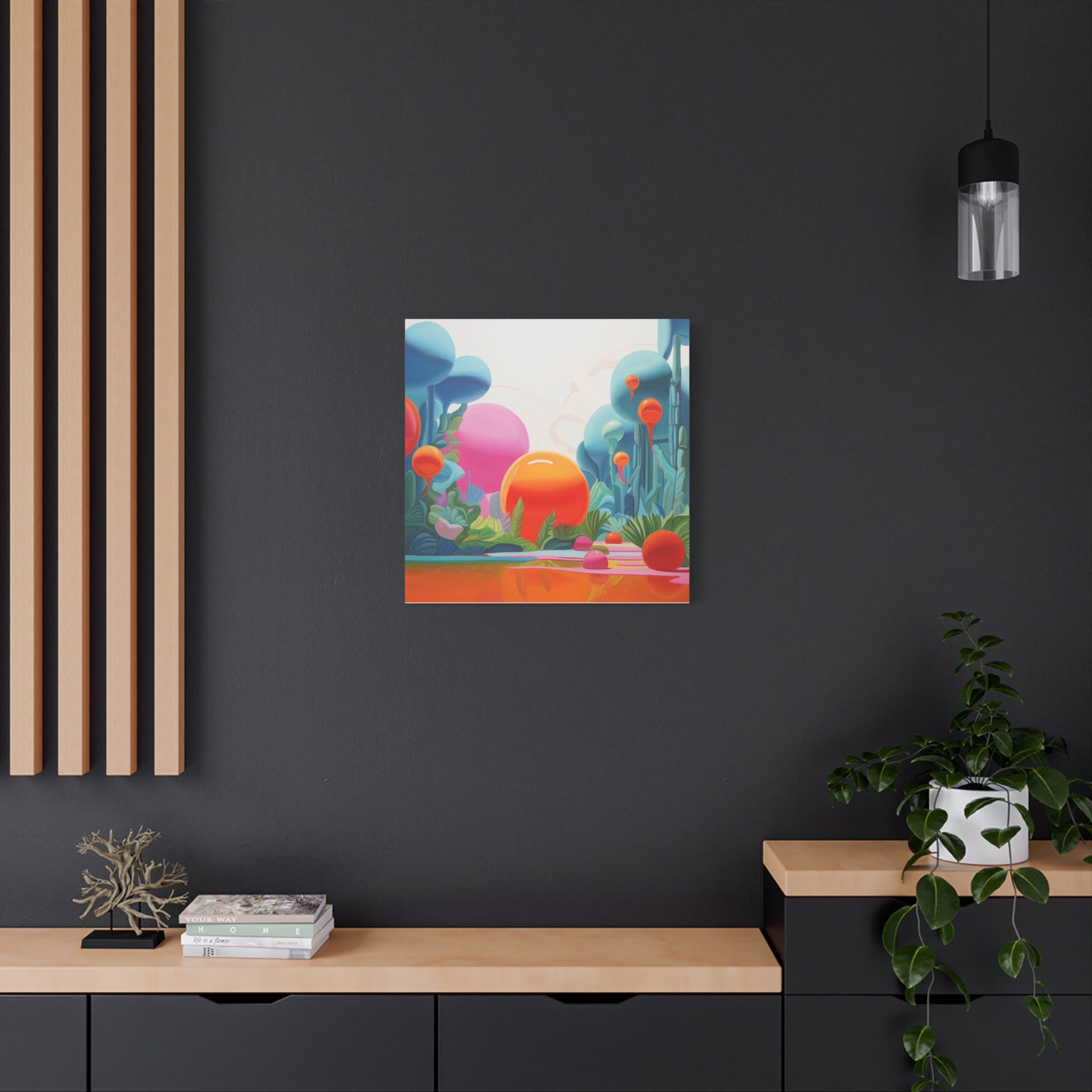 Paradise 5 -  Contemporary Abstract Canvas Print  Young Asian Artist Christmas Gift