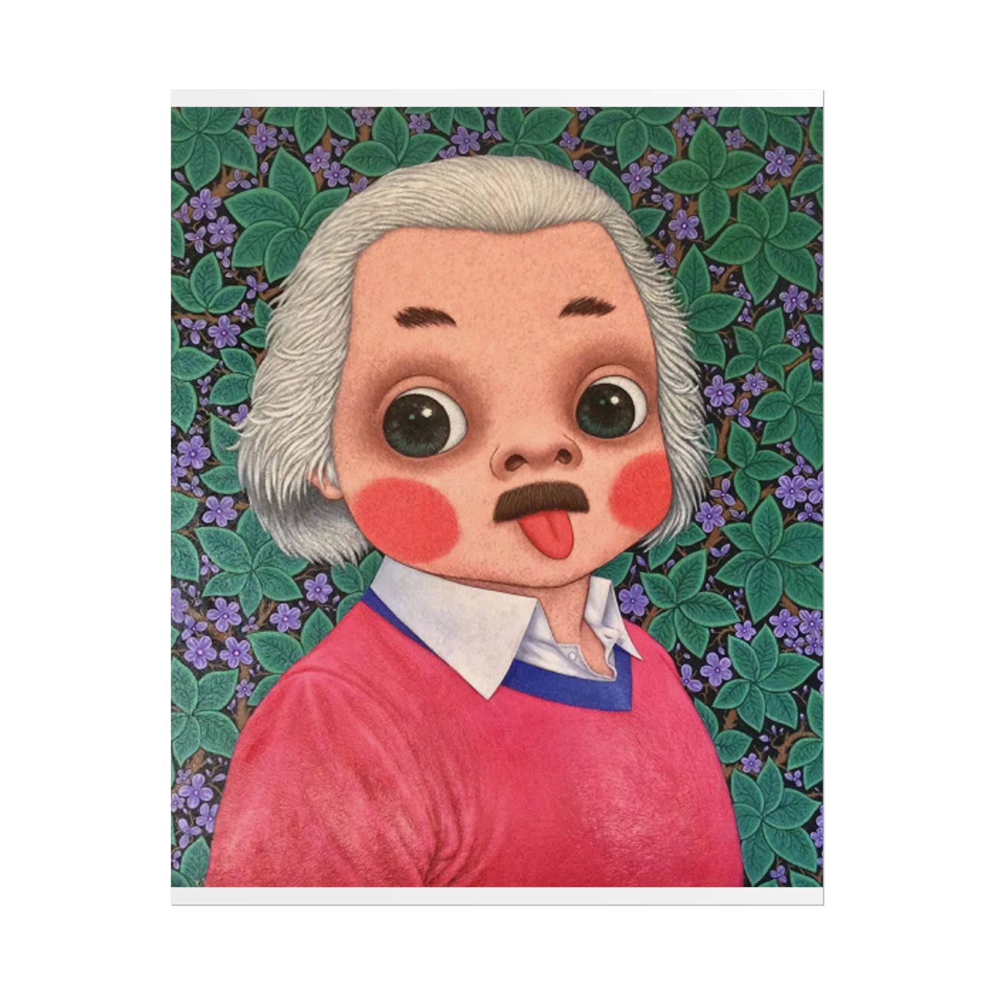 Einstein Art Poster,  Thailand Contemporary artist - Canvas Print