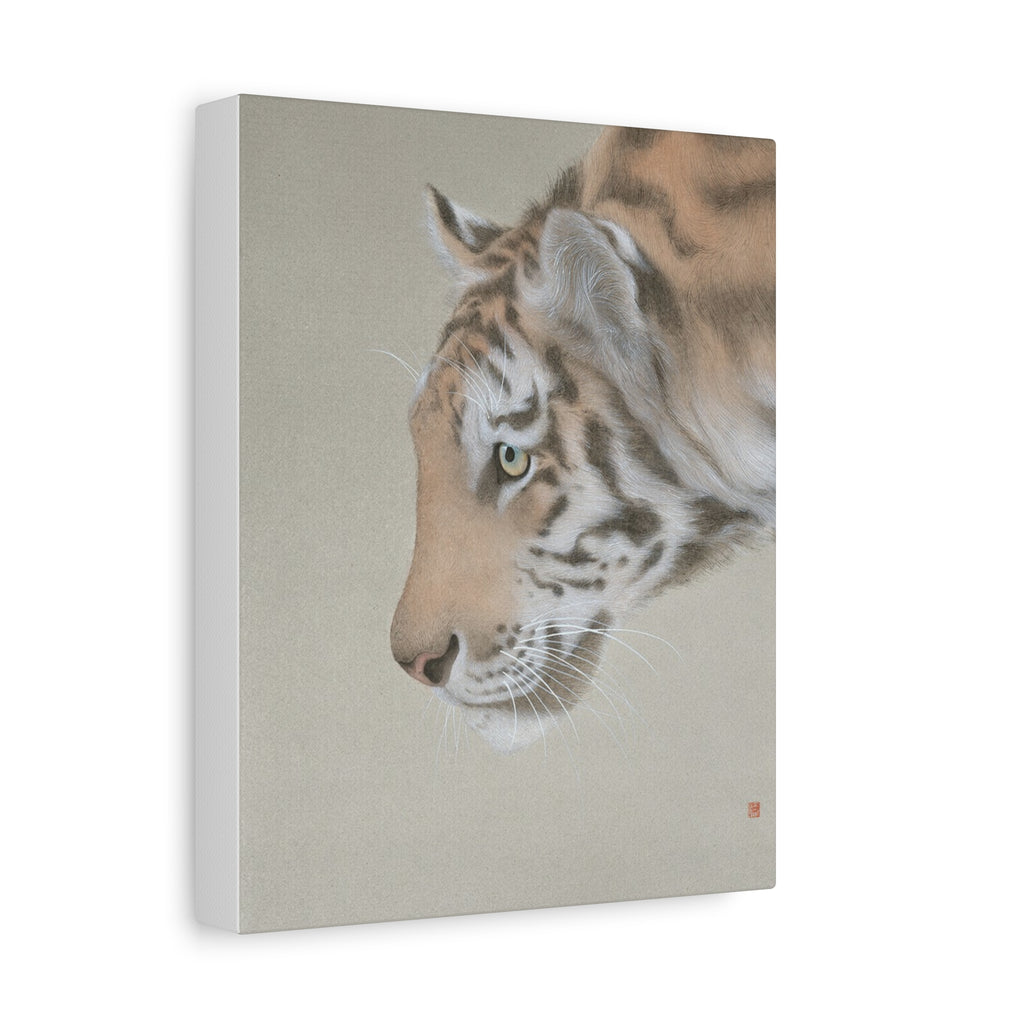 The King-  Chinese  Contemporary watercolor painting - Canvas Print - Gift for year of Horse