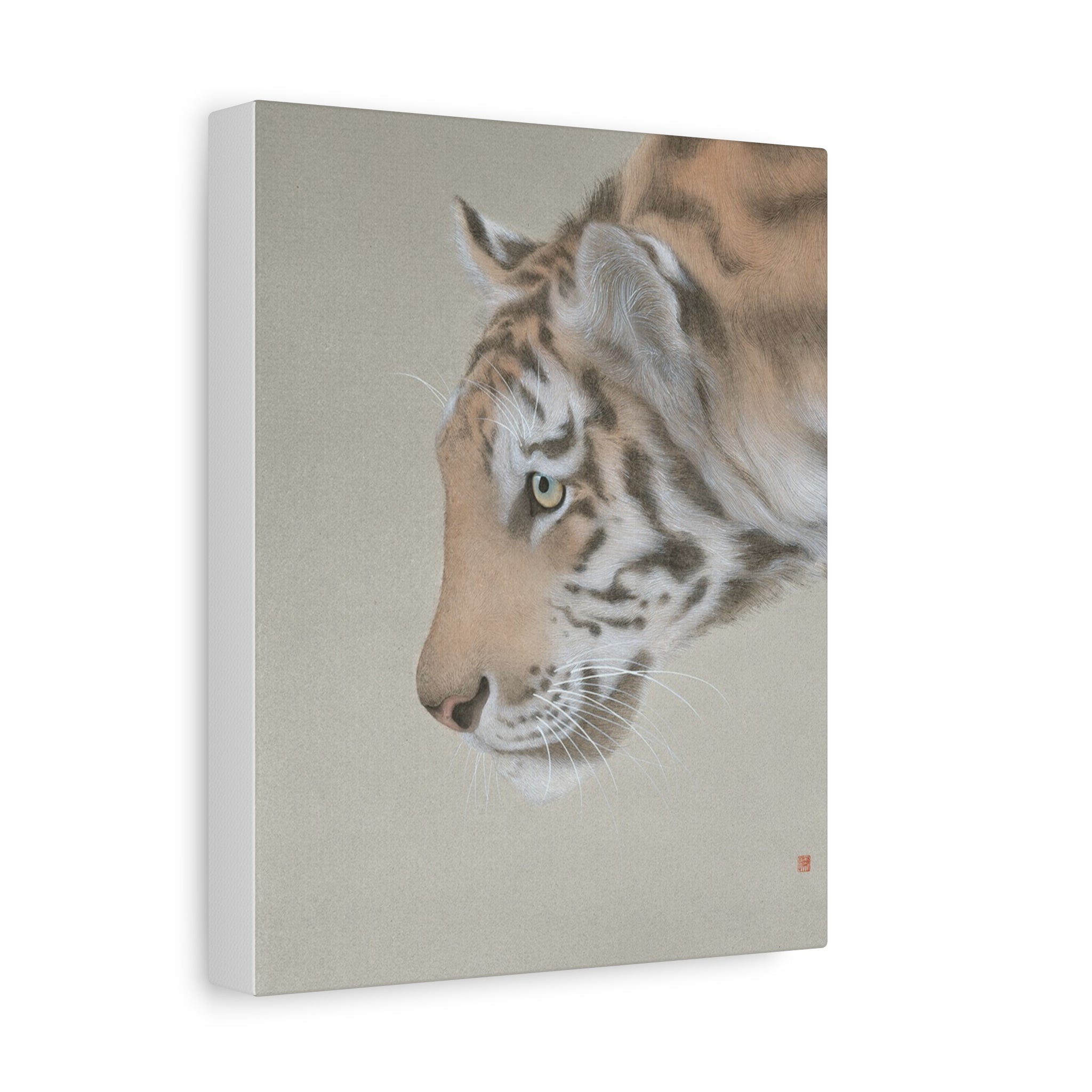 The King-  Chinese  Contemporary watercolor painting - Canvas Print - Gift for year of Horse