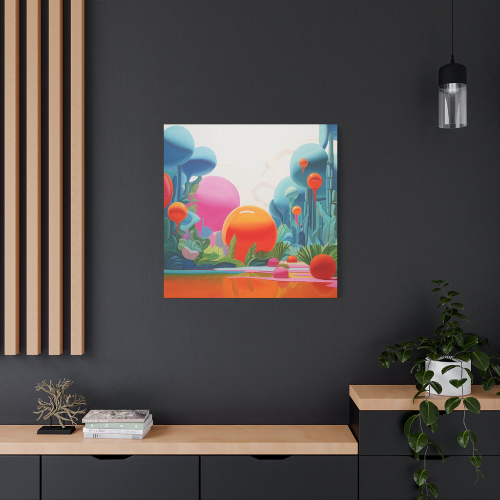 Paradise 5 -  Contemporary Abstract Canvas Print  Young Asian Artist Christmas Gift