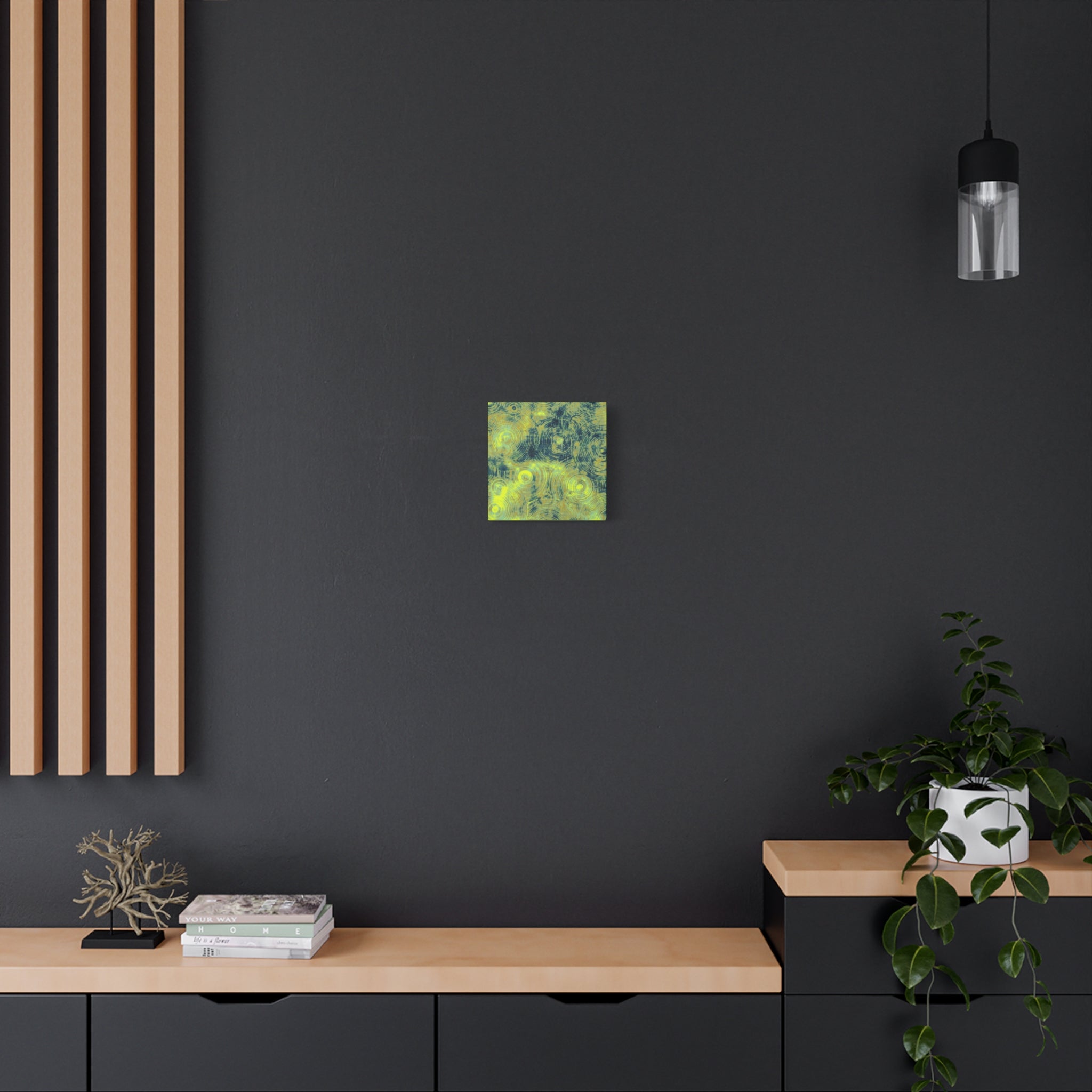 YU - 110124 Abstract Wall Art by Asian Artist Contemporary Home Decor Print-Neutral Modern Art for Living Room or Bedroom