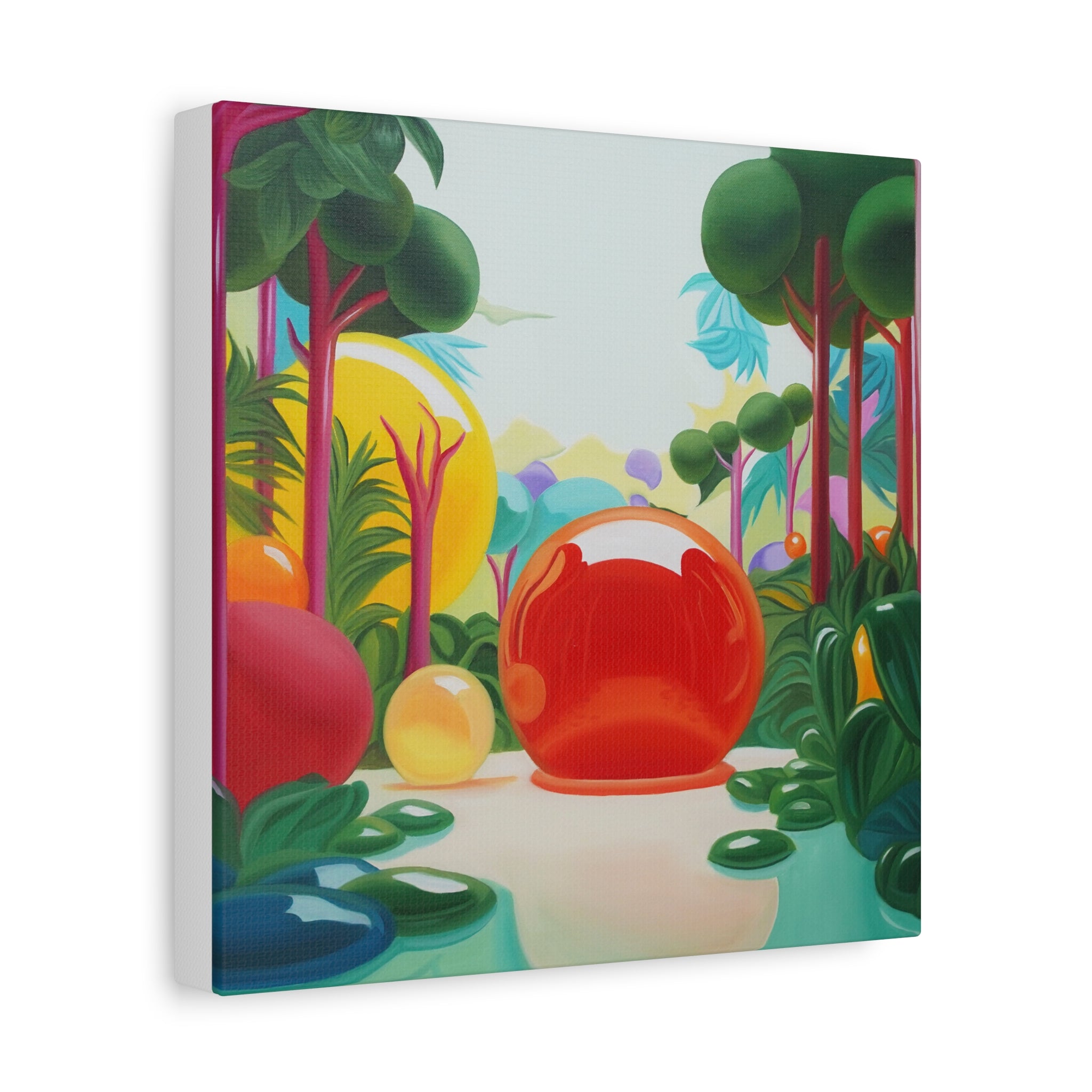 Secret Garden 3 -  Contemporary Abstract Canvas Print  Young Asian Artist