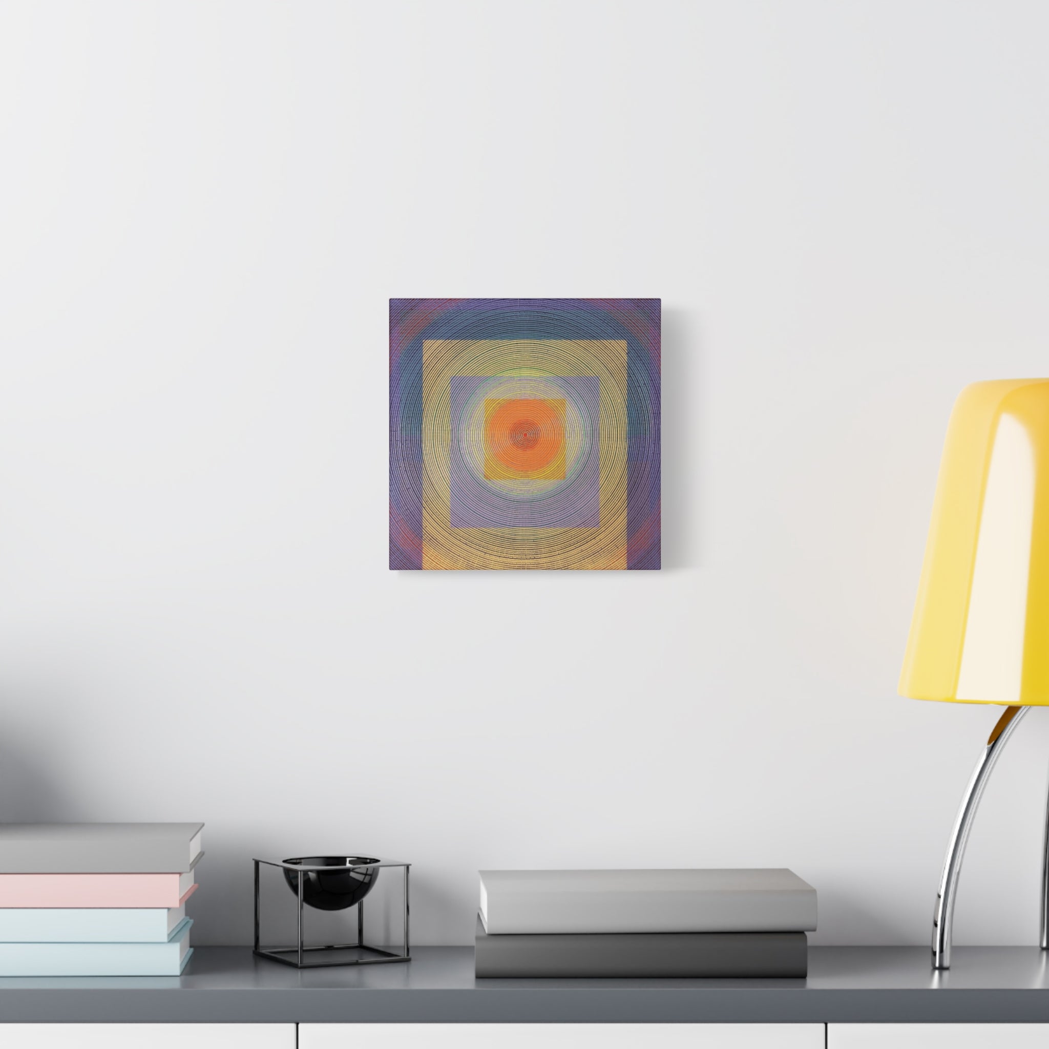 YU - 011517 - Abstract Wall Art by Asian Artist Contemporary Home Decor Print-Neutral Modern Art for Living Room or Bedroom