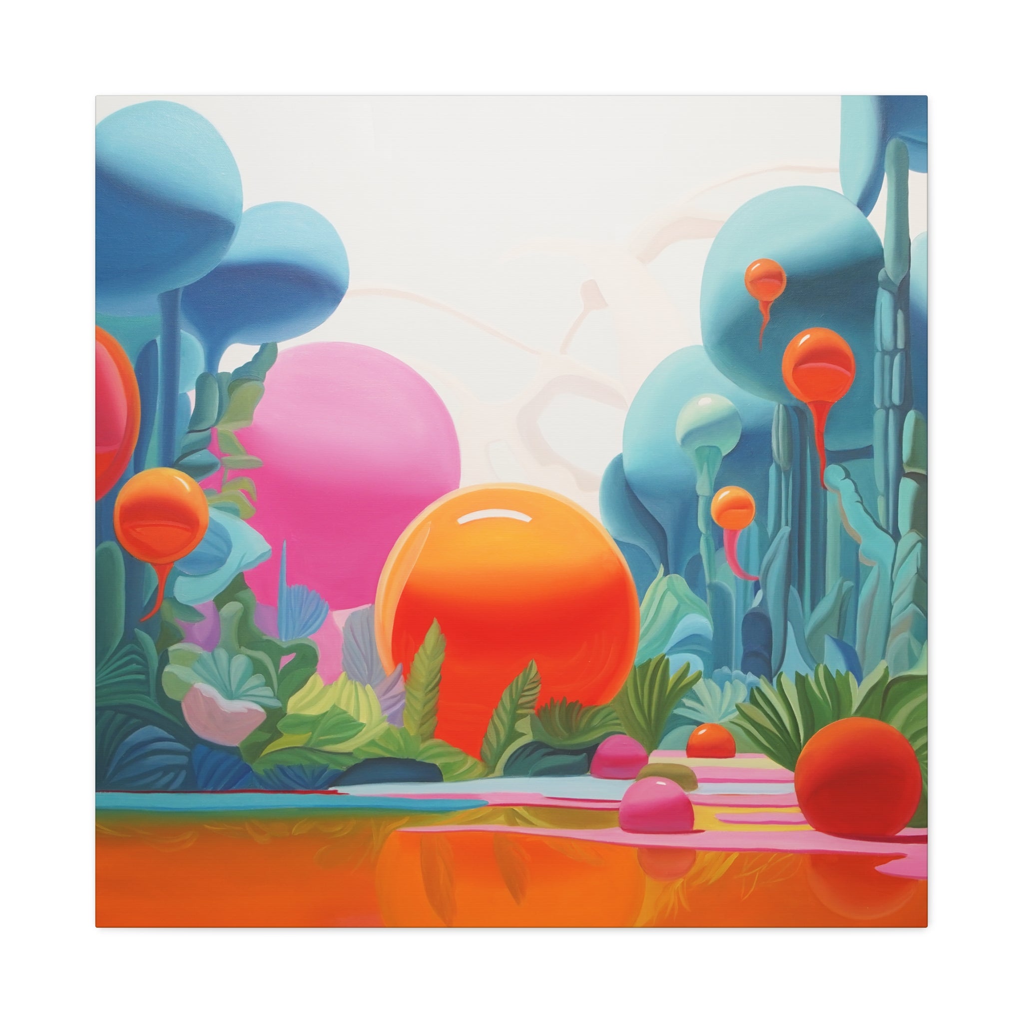 Paradise 5 -  Contemporary Abstract Canvas Print  Young Asian Artist Christmas Gift
