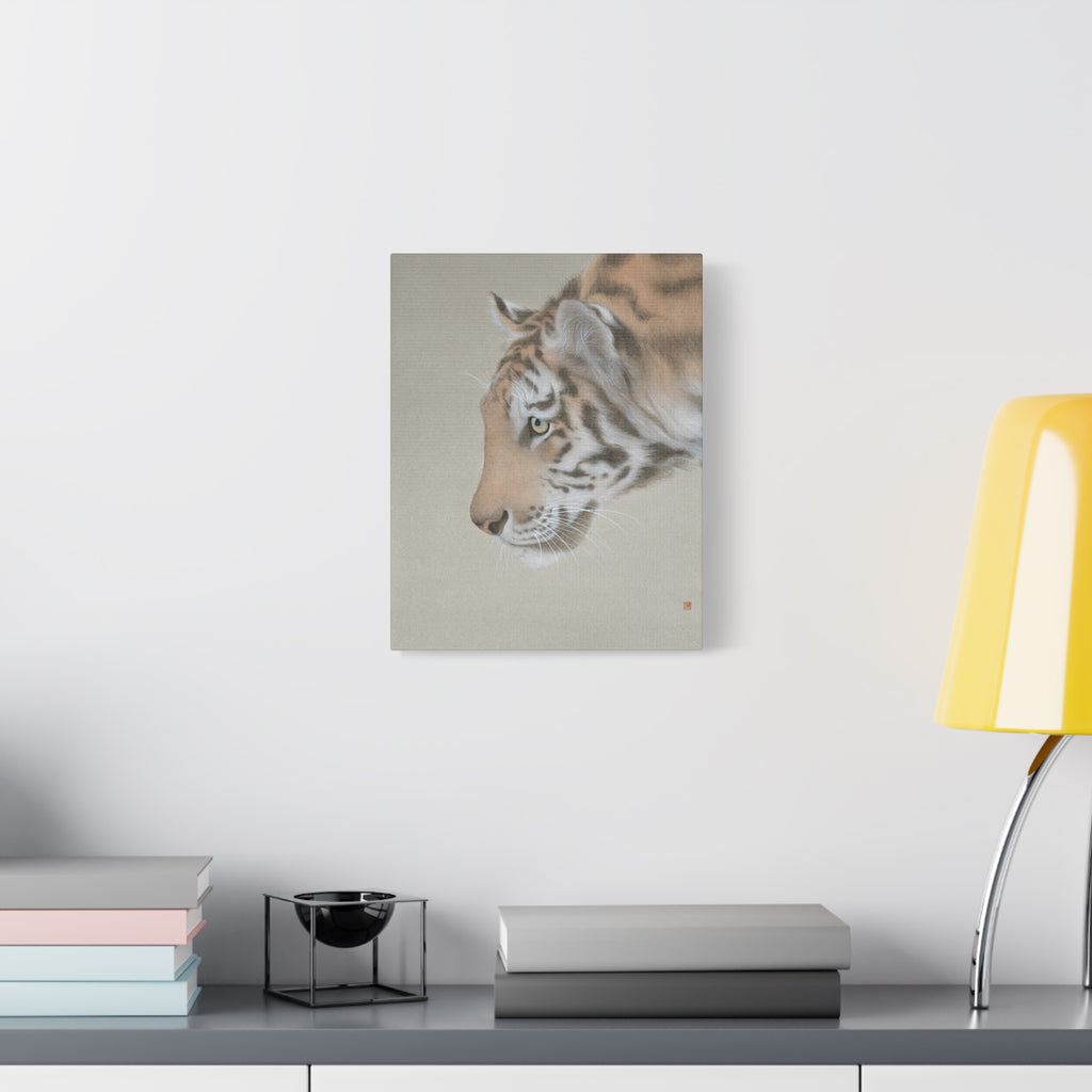 The King-  Chinese  Contemporary watercolor painting - Canvas Print - Gift for year of Horse