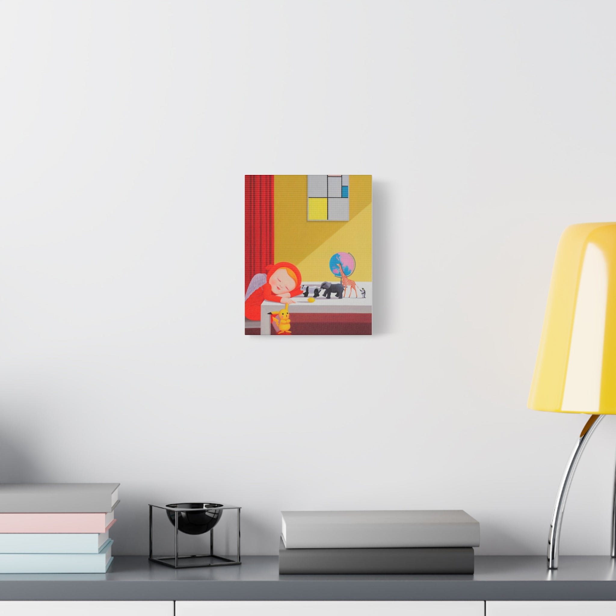 Little Girl - Chinese  Contemporary artist - Canvas Print - Artwork for kids
