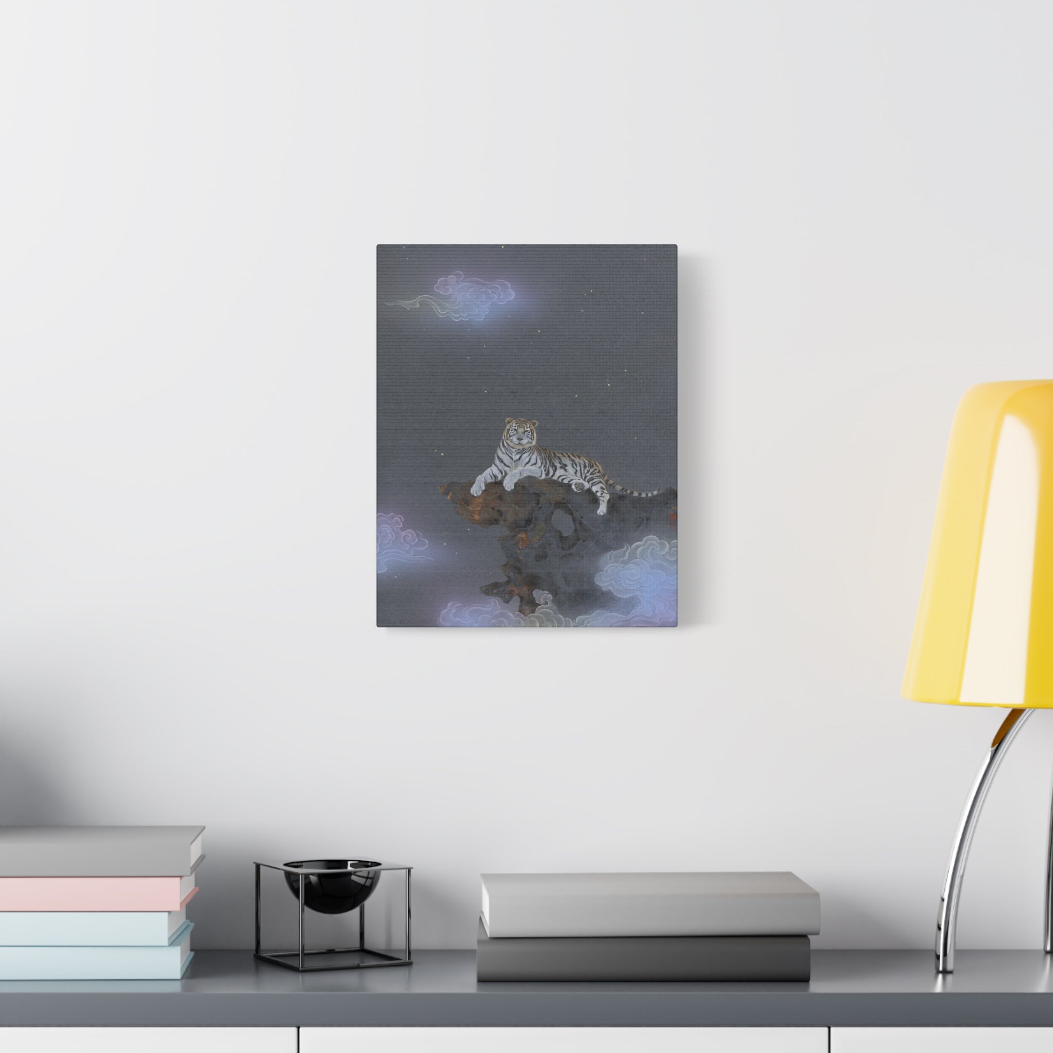The King -  Chinese  Contemporary watercolor painting - Canvas Print - Gift for Chinese New Year