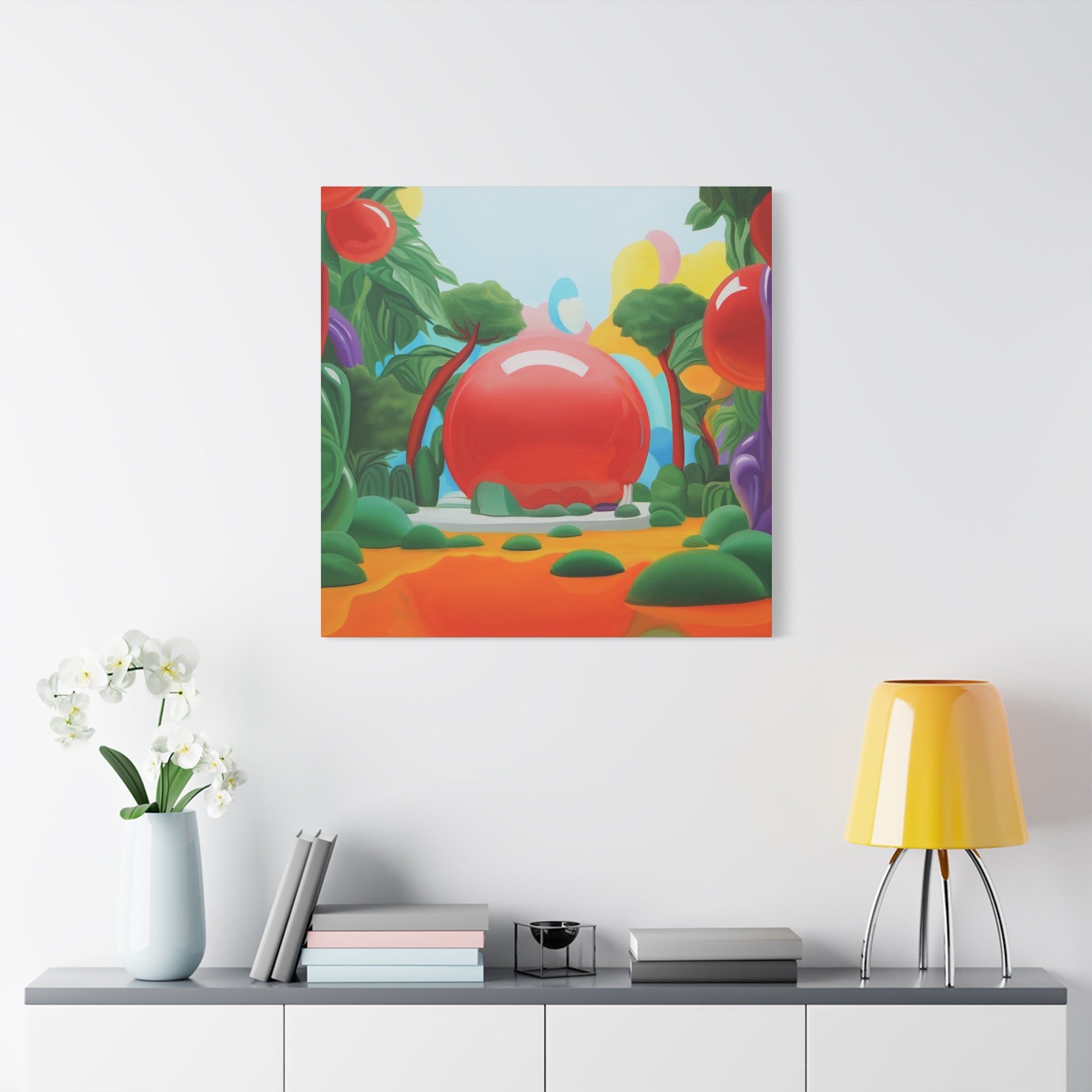 Secret Garden 4 -  Contemporary Abstract Canvas Print  Young Asian Artist