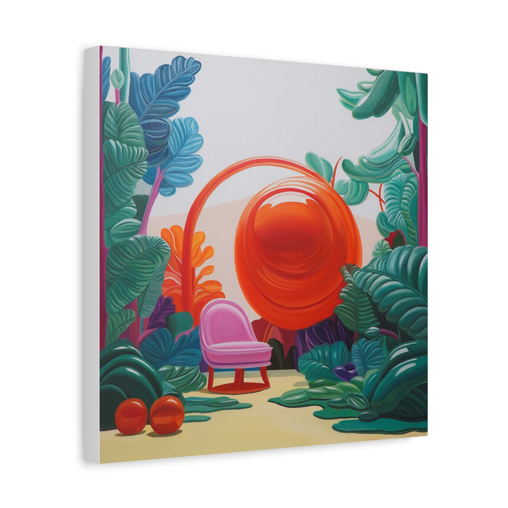 Paradise 1 -  Contemporary Abstract Canvas Print  Young Asian Artist