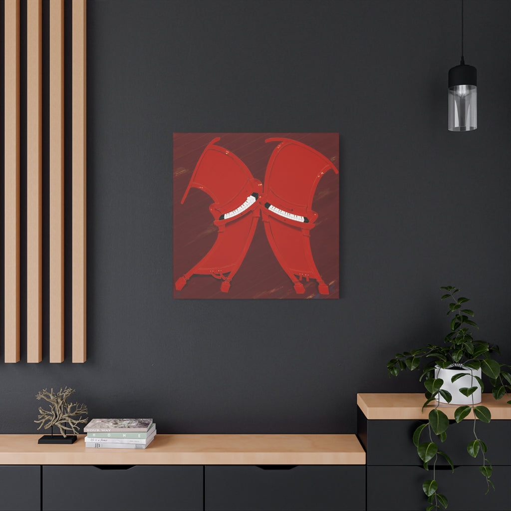 Piano - Chinese Contemporary artist - Canvas Print - Artwork for new home