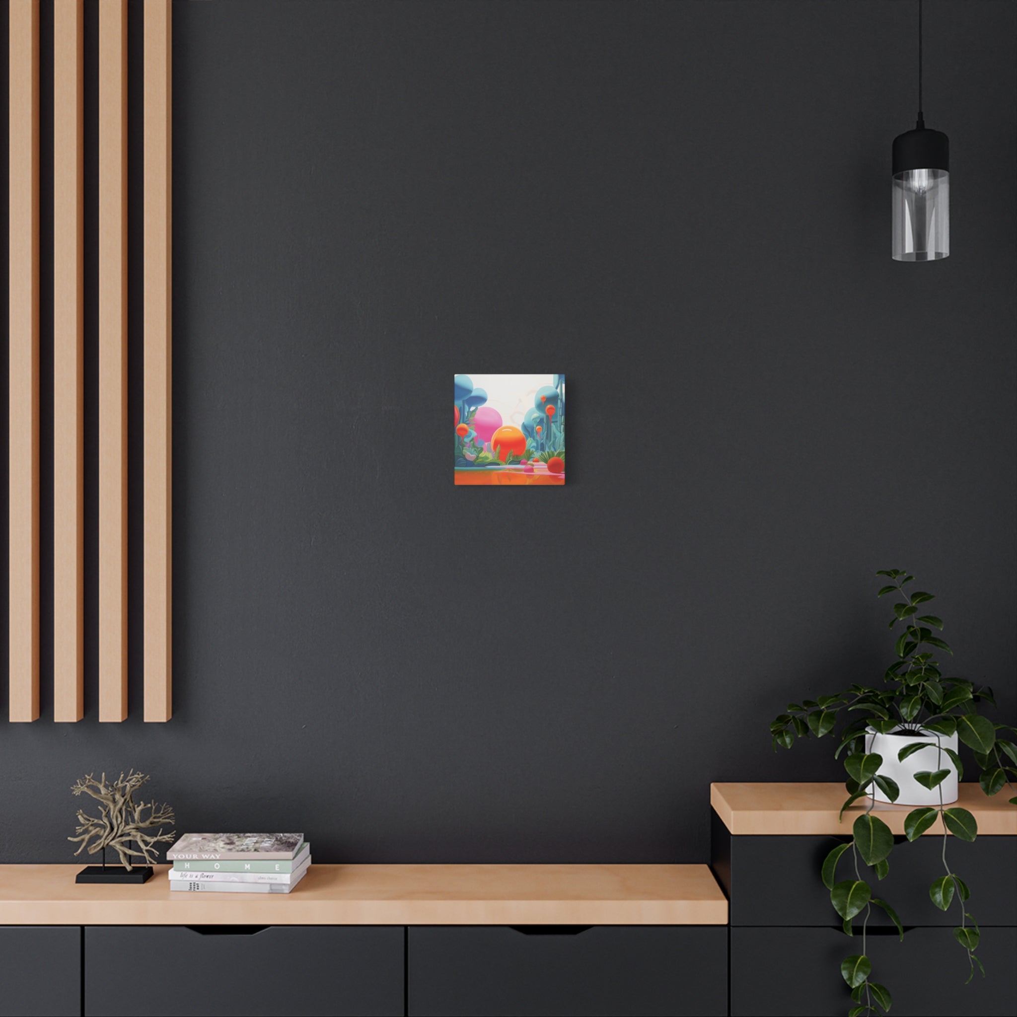 Paradise 5 -  Contemporary Abstract Canvas Print  Young Asian Artist Christmas Gift