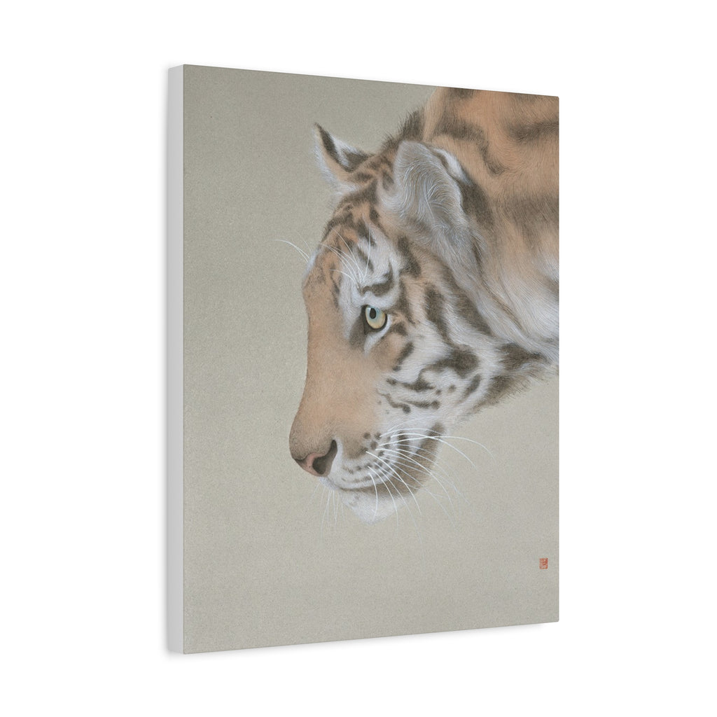 The King-  Chinese  Contemporary watercolor painting - Canvas Print - Gift for year of Horse