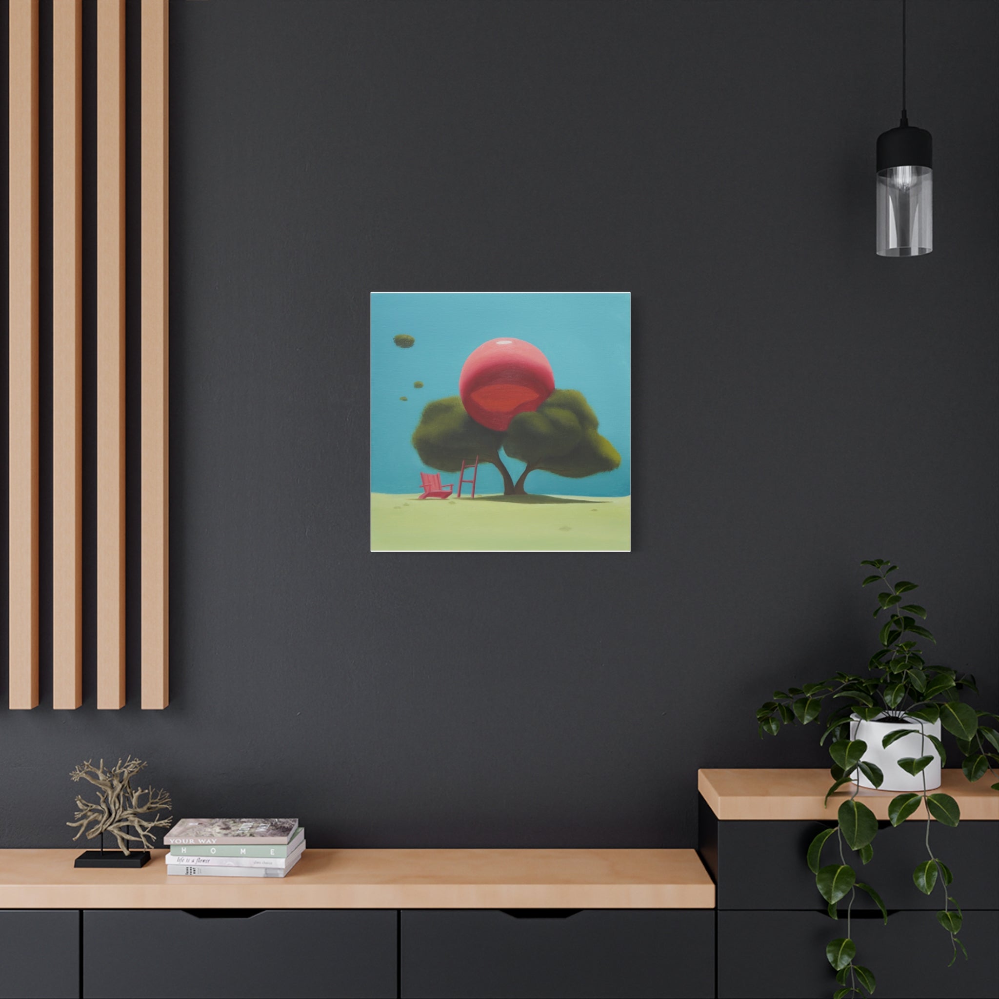 Dream of Greenland -  Contemporary Abstract Canvas Print  Young Asian Artist