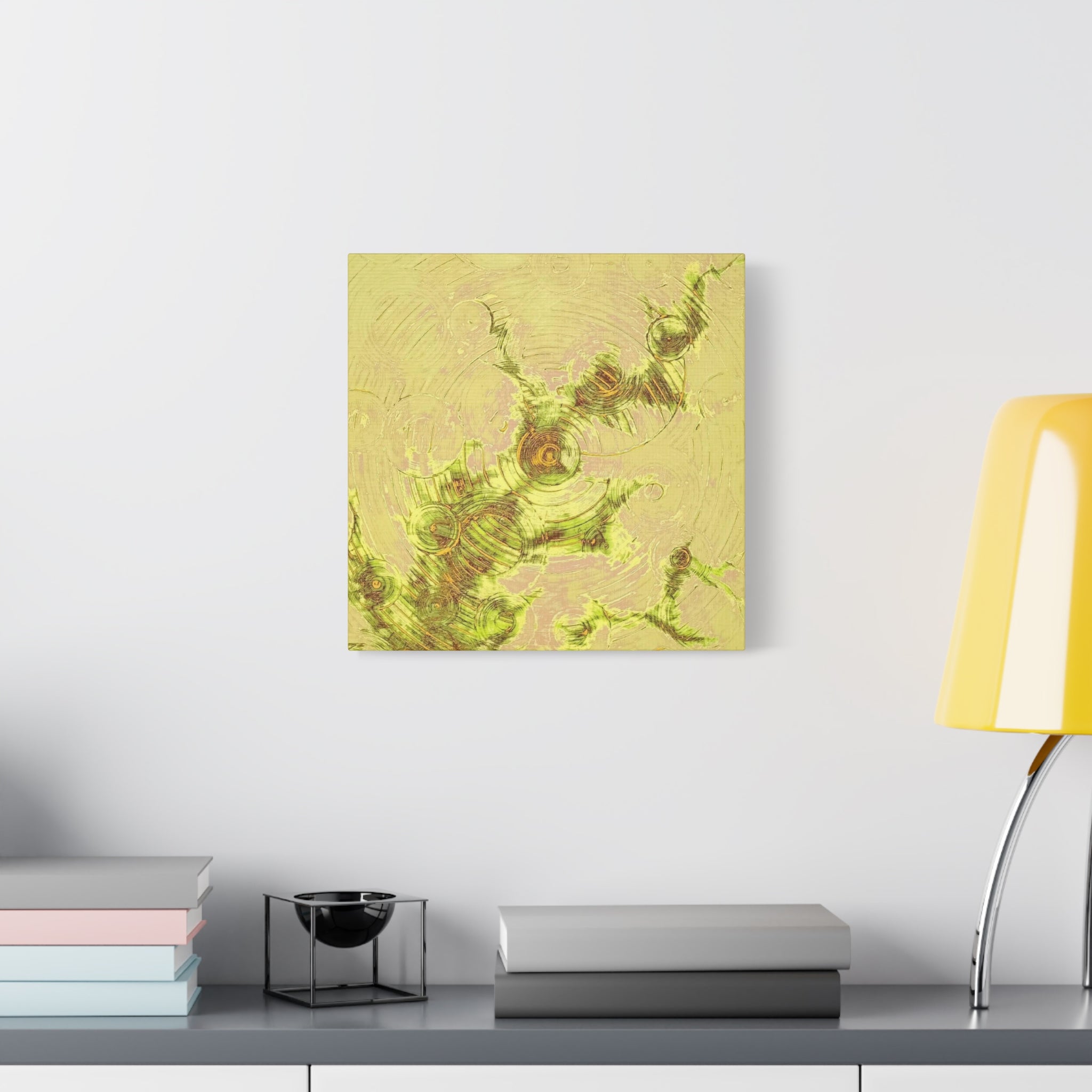 YU - 123022 - Abstract Wall Art by Asian Artist Contemporary Home Decor Print-Neutral Modern Art for Living Room or Bedroom