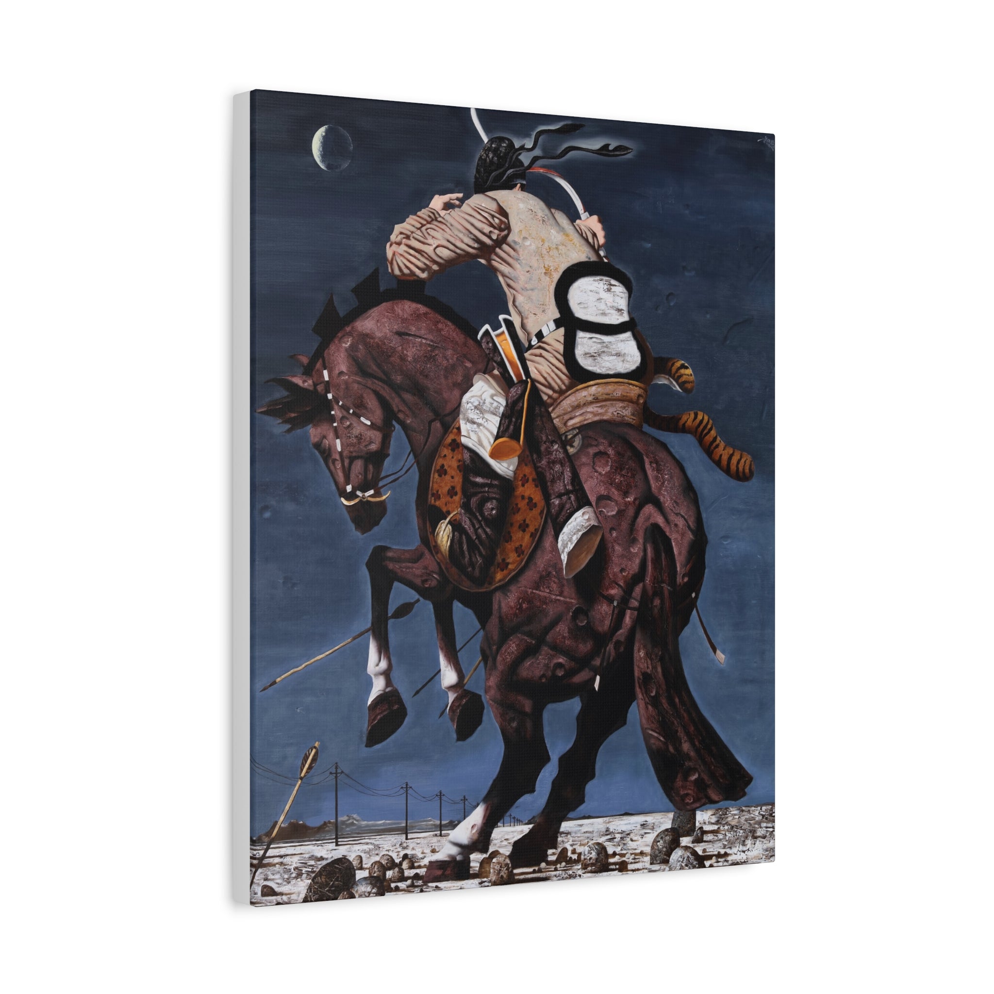 Fight - Chinese Contemporary Artist Canvas Print