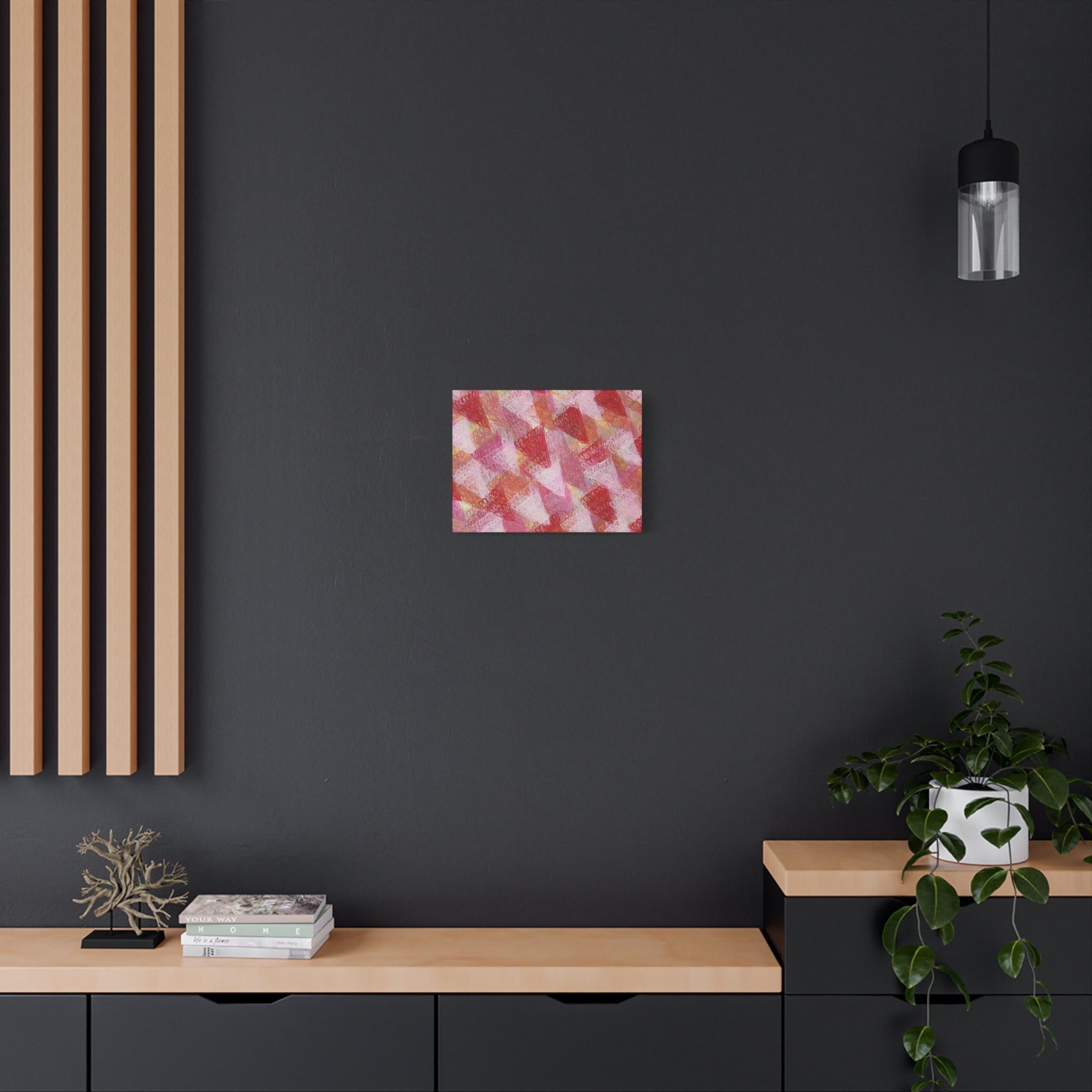 Feathered Dust - 160523 Abstract Wall Art by Asian Artist Contemporary Home Decor Print-Neutral Modern Art for Living Room or Bedroom