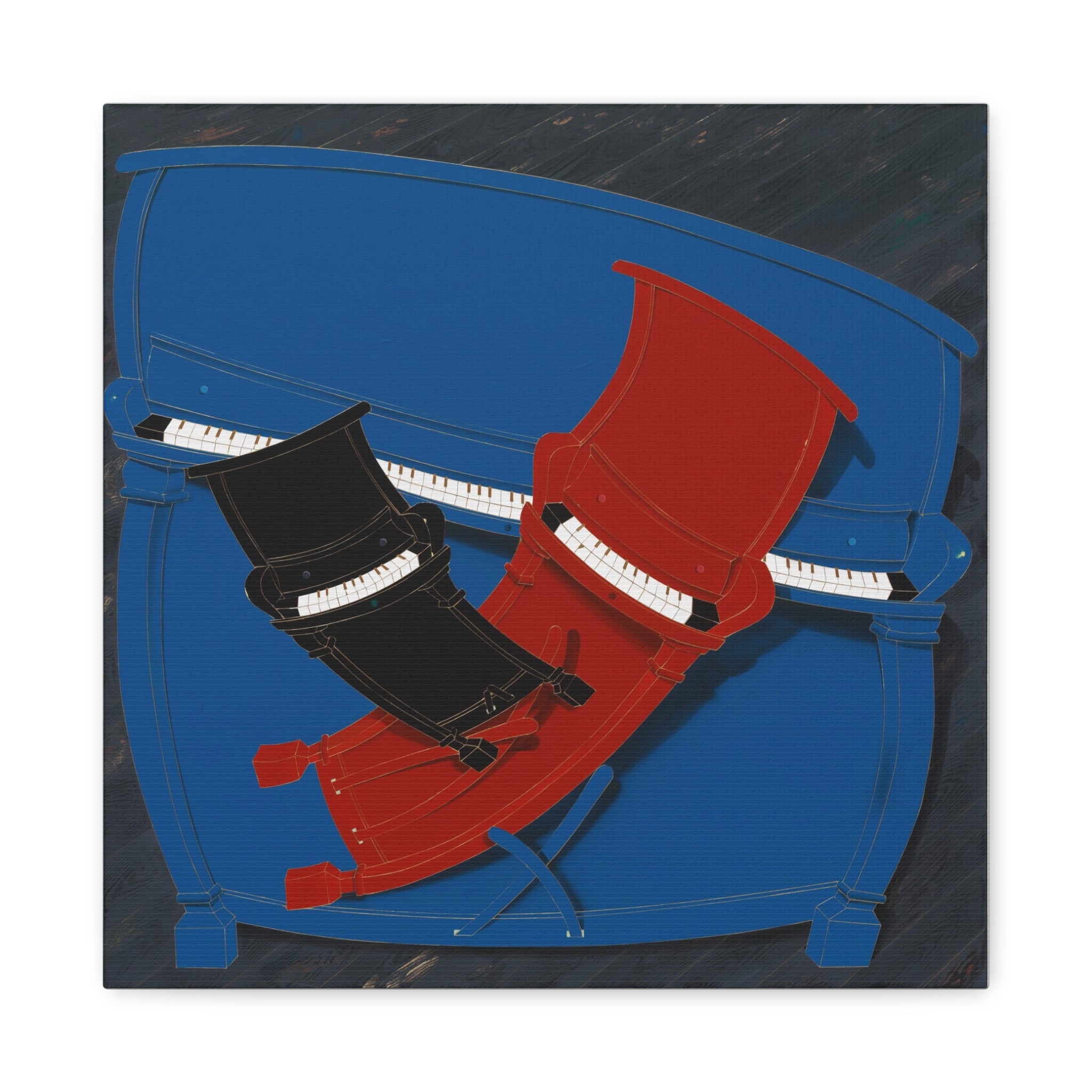 Piano - Chinese Contemporary artist - Canvas Print - Artwork for new home