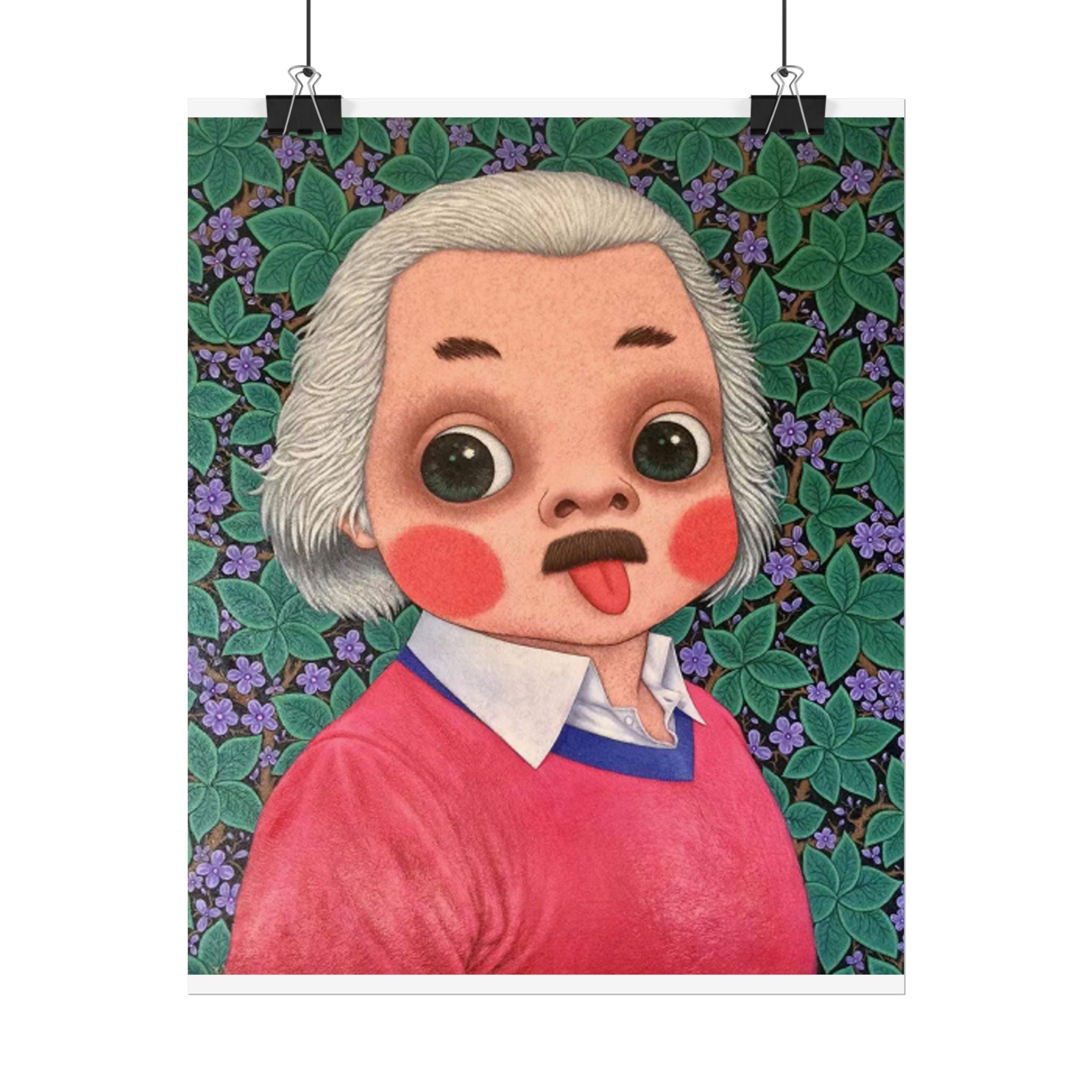Einstein Art Poster,  Thailand Contemporary artist - Canvas Print