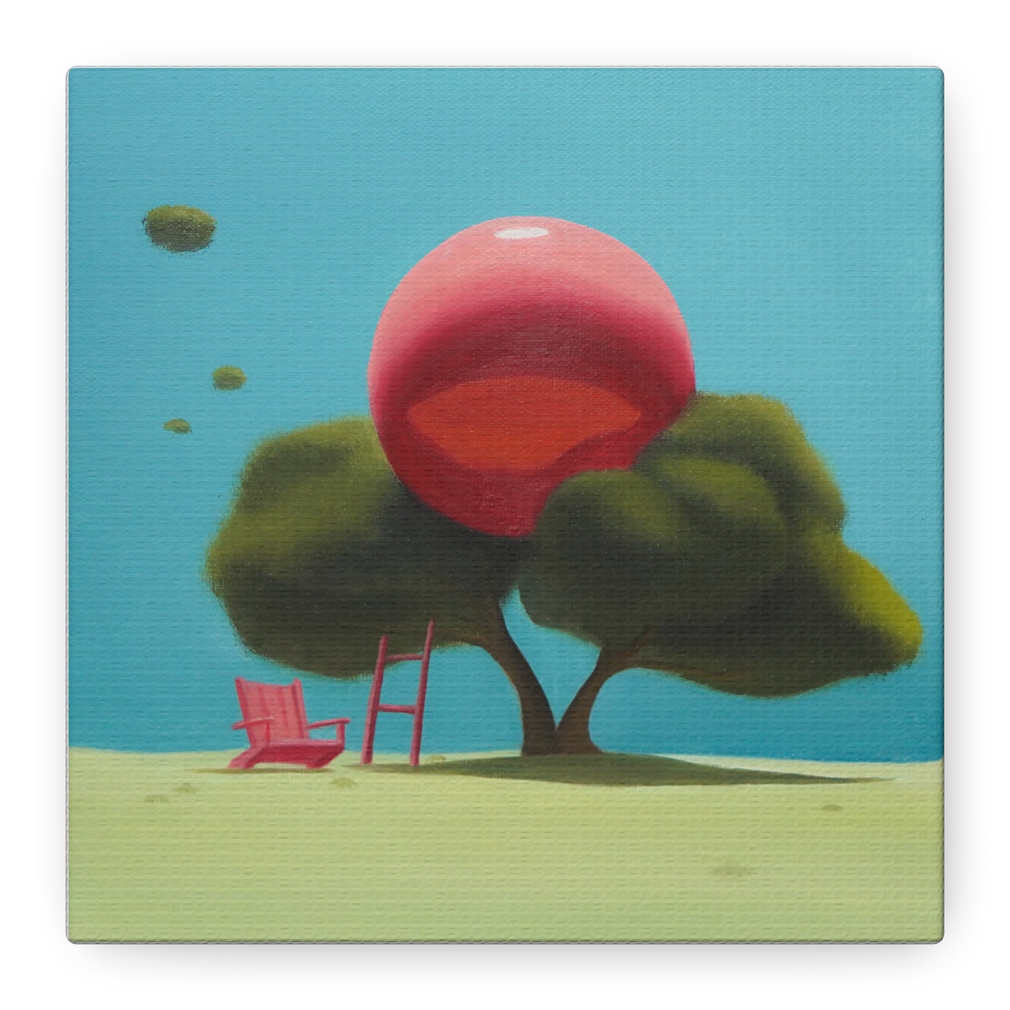 Dream of Greenland -  Contemporary Abstract Canvas Print  Young Asian Artist