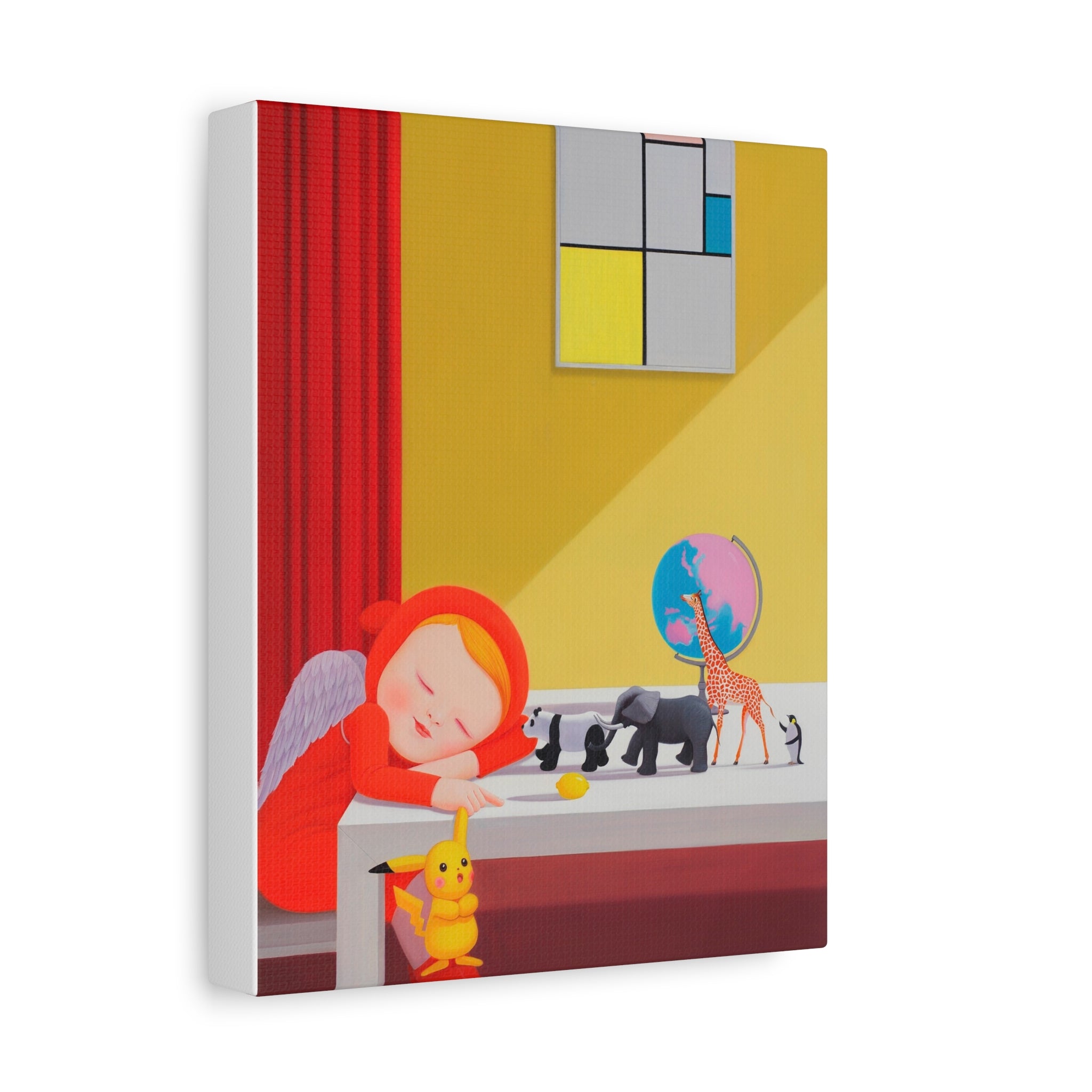 Little Girl - Chinese  Contemporary artist - Canvas Print - Artwork for kids