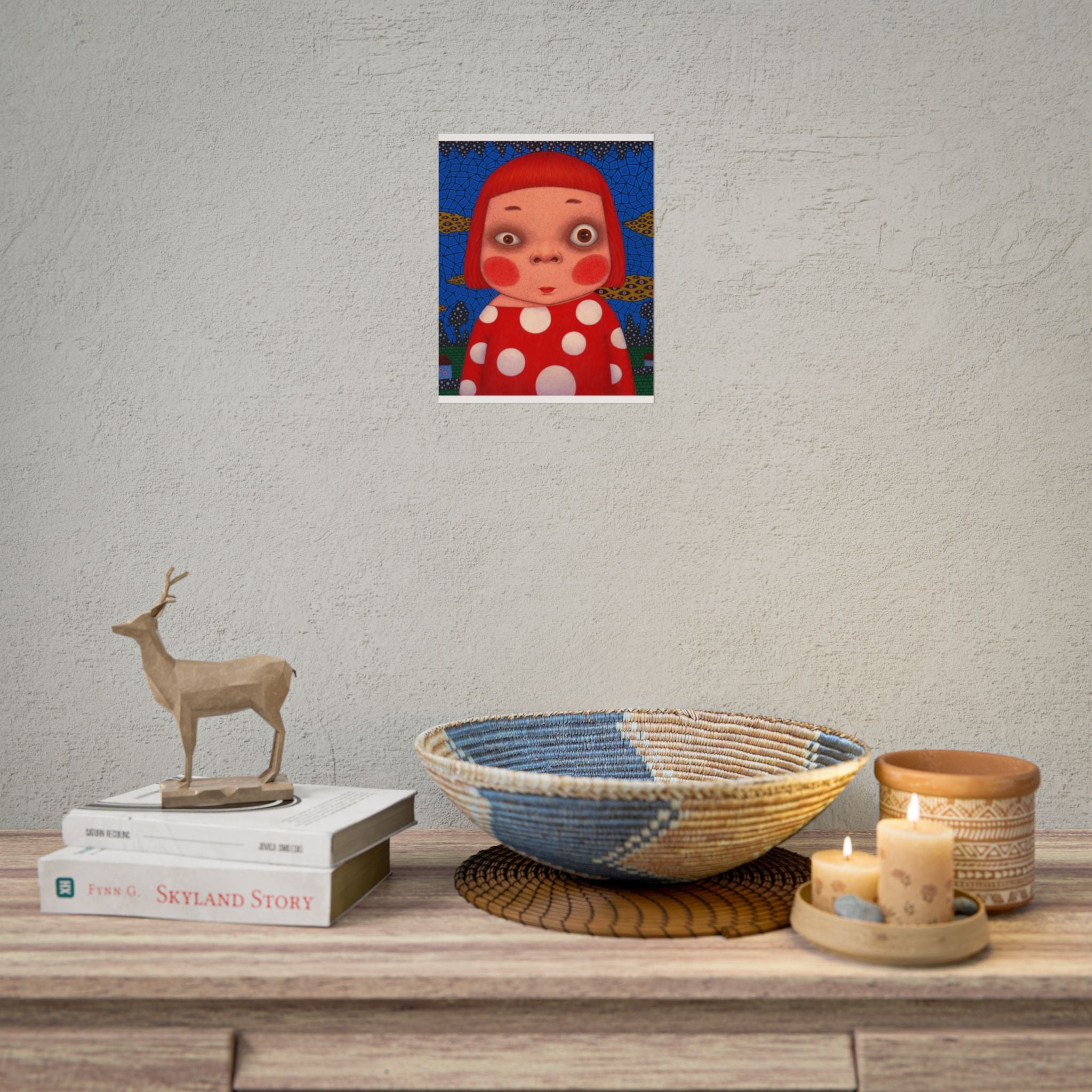 Yayoi Kusama Art Poster,  Thailand Contemporary artist - Canvas Print