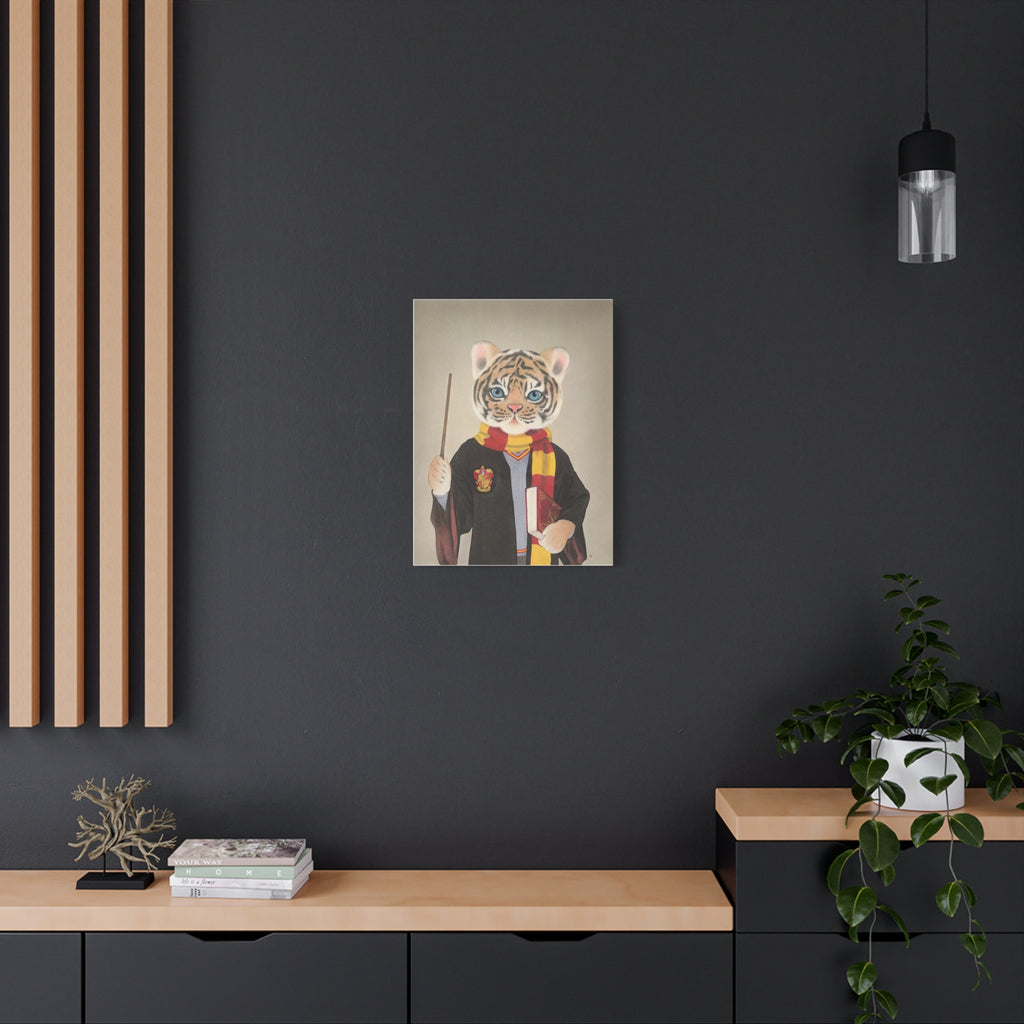 Tiger -  Chinese  Contemporary watercolor painting - Canvas Print