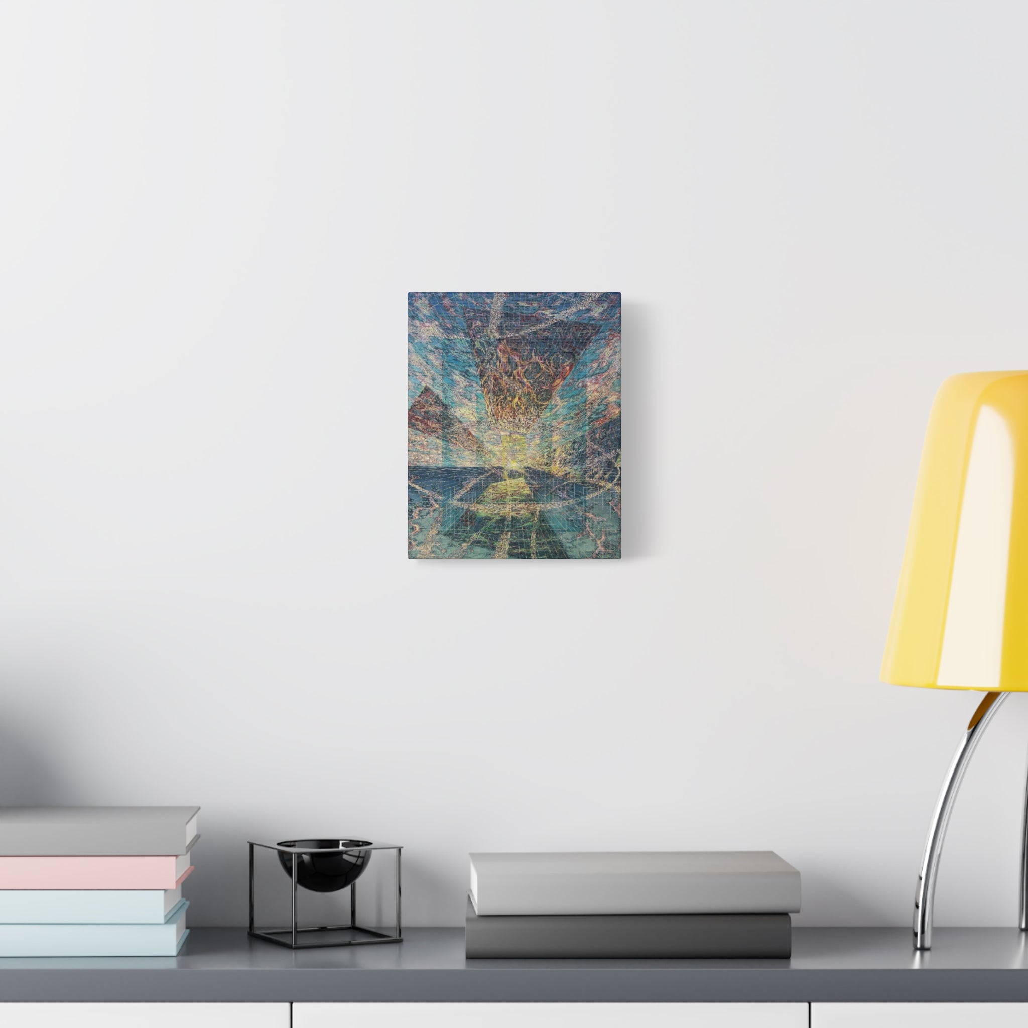 YU - 082119 - Abstract Wall Art by Asian Artist Contemporary Home Decor Print-Neutral Modern Art for Living Room or Bedroom