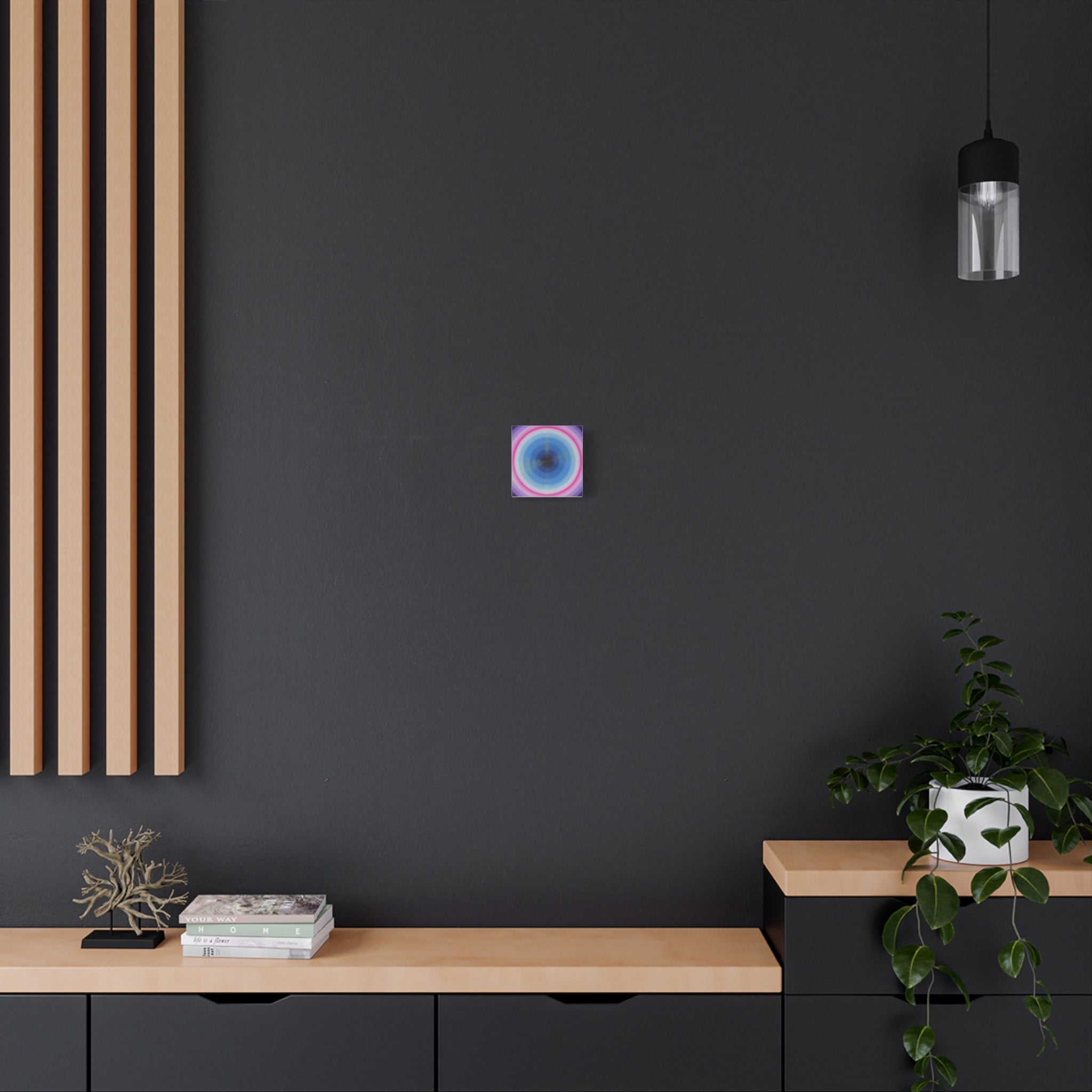 YU - 082219 - Abstract Wall Art by Asian Artist Contemporary Home Decor Print-Neutral Modern Art for Living Room or Bedroom
