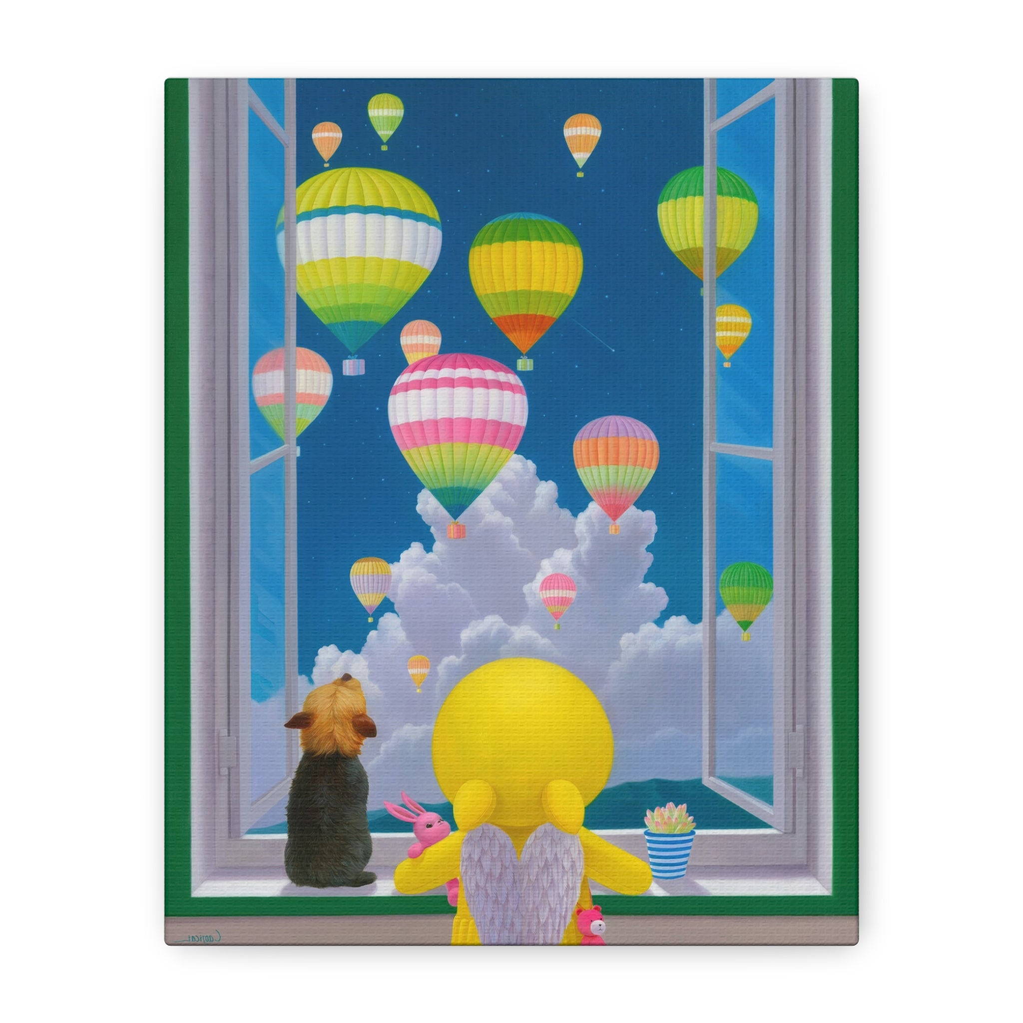 Dreams in the Sky - Chinese Contemporary artist - Canvas Print - Artwork for kids