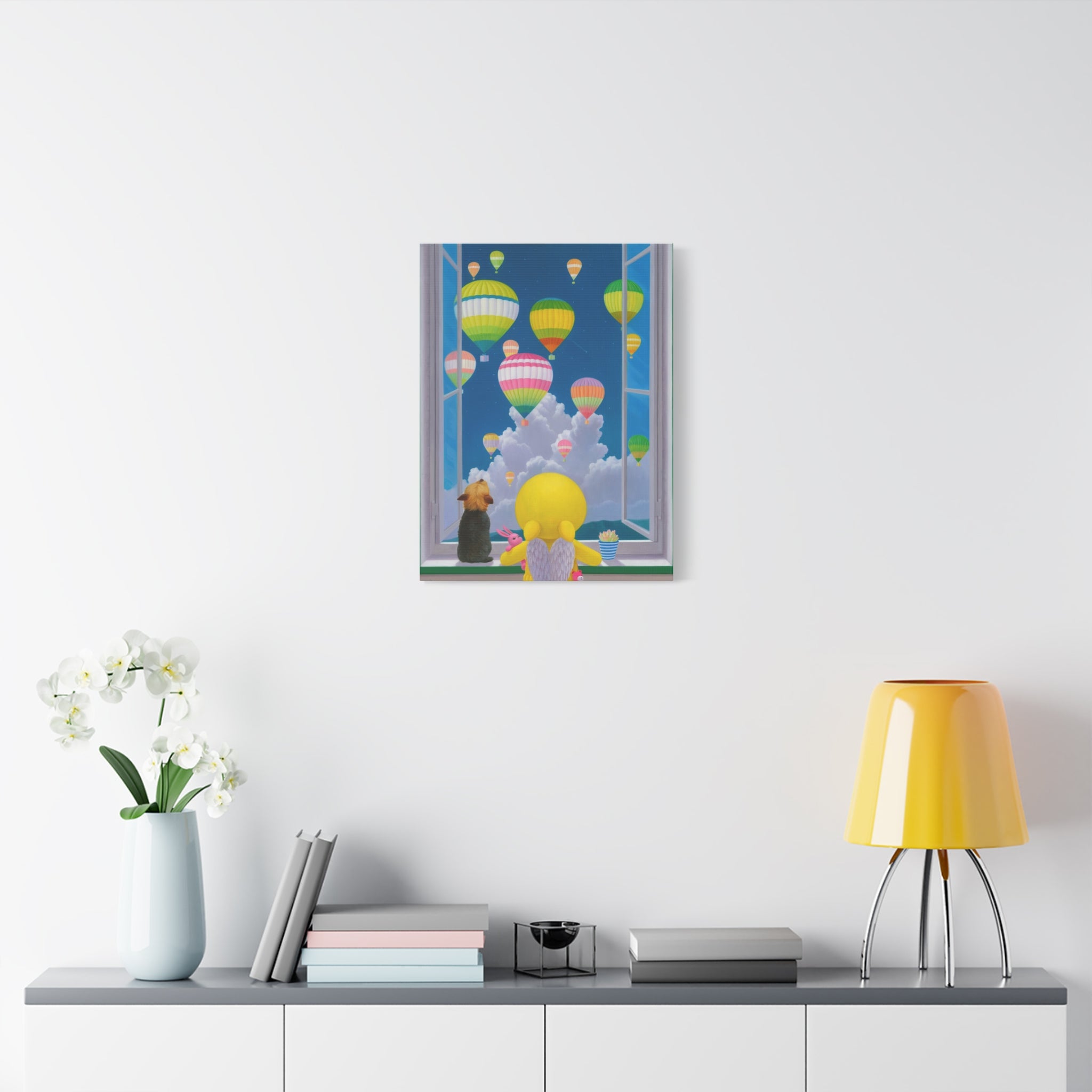 Dreams in the Sky - Chinese Contemporary artist - Canvas Print - Artwork for kids