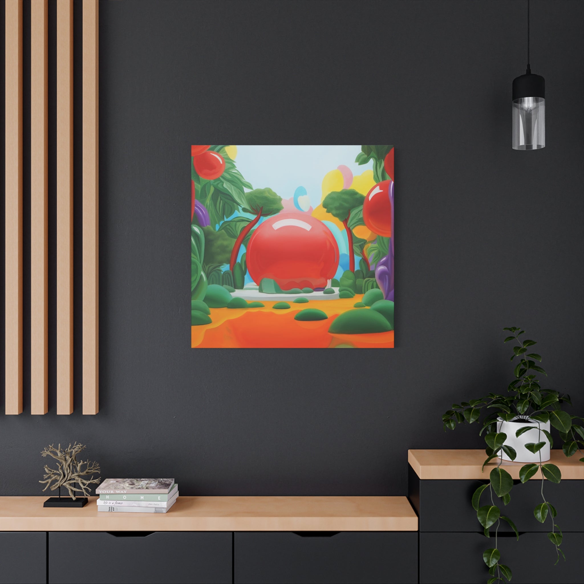 Secret Garden 4 -  Contemporary Abstract Canvas Print  Young Asian Artist