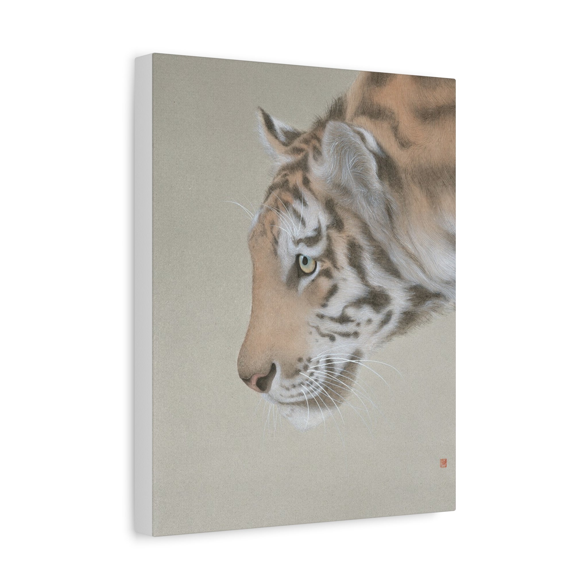 The King-  Chinese  Contemporary watercolor painting - Canvas Print - Gift for year of Horse