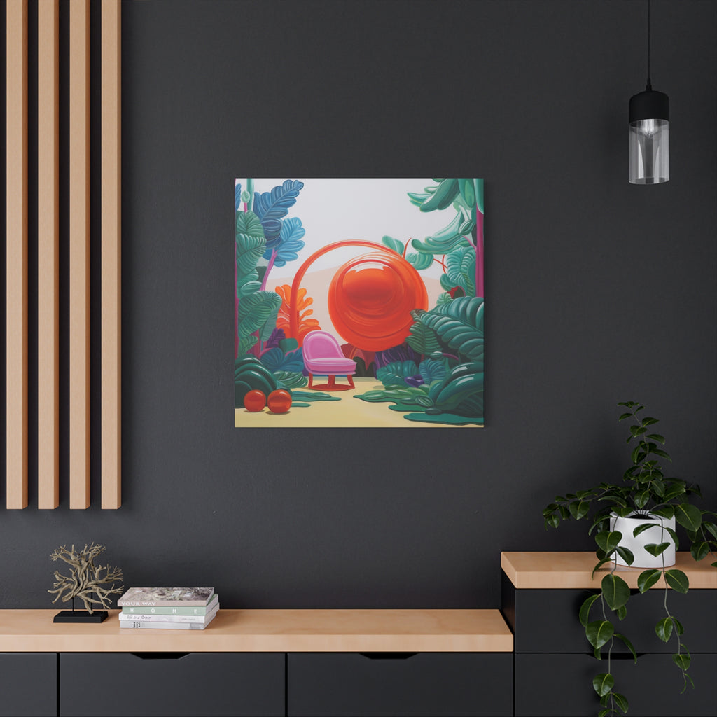 Paradise 1 -  Contemporary Abstract Canvas Print  Young Asian Artist