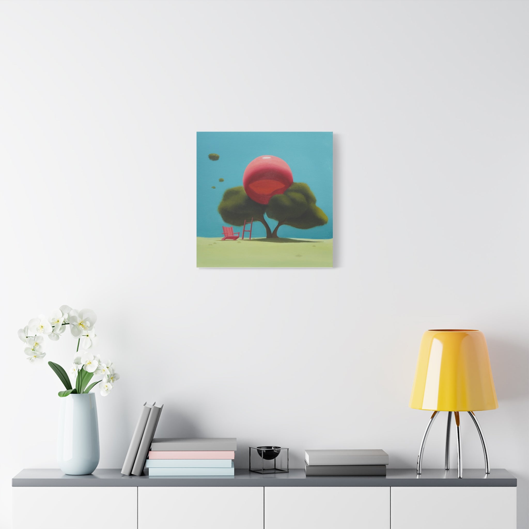 Dream of Greenland -  Contemporary Abstract Canvas Print  Young Asian Artist