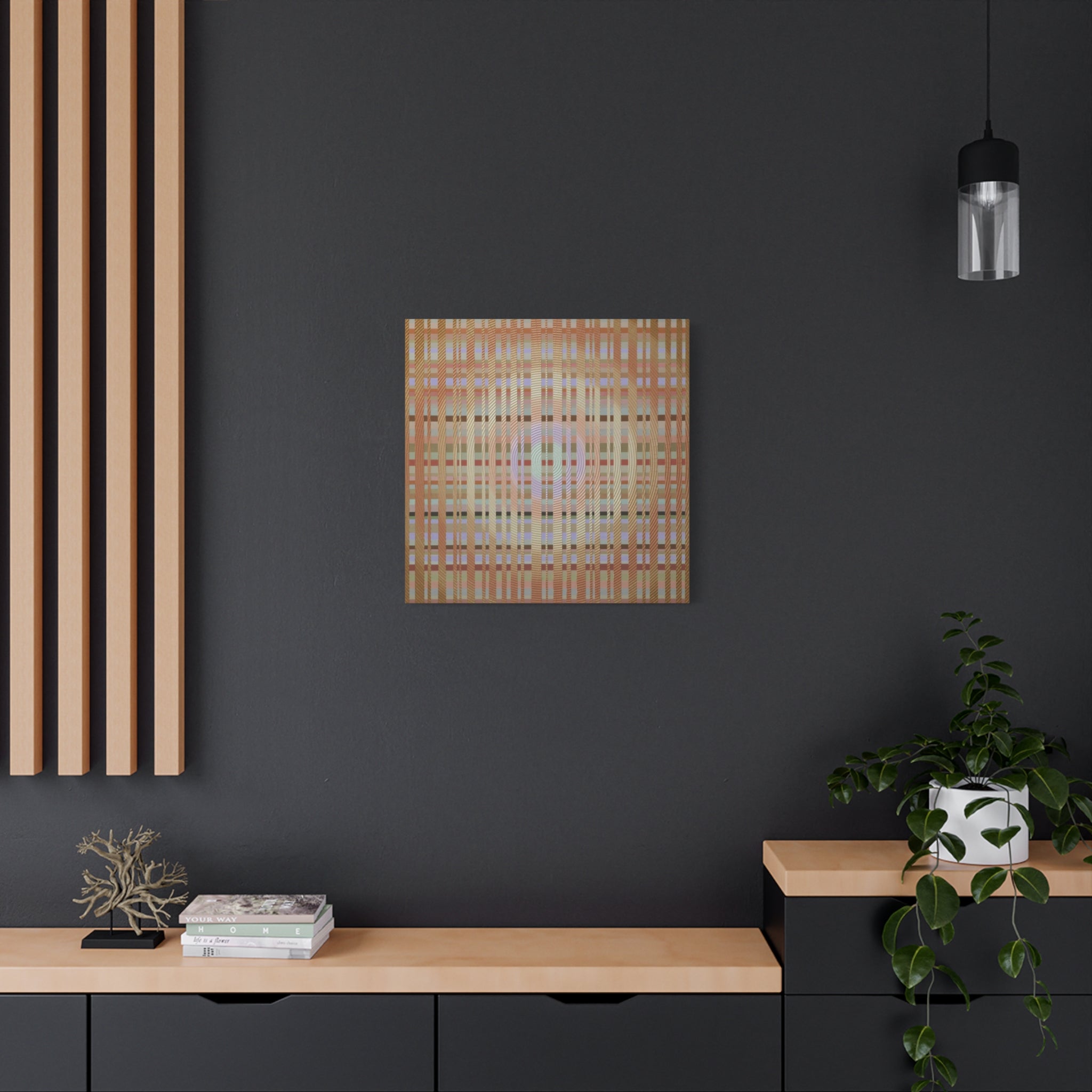 YU - 091224 - Abstract Wall Art by Asian Artist Contemporary Home Decor Print-Neutral Modern Art for Living Room or Bedroom