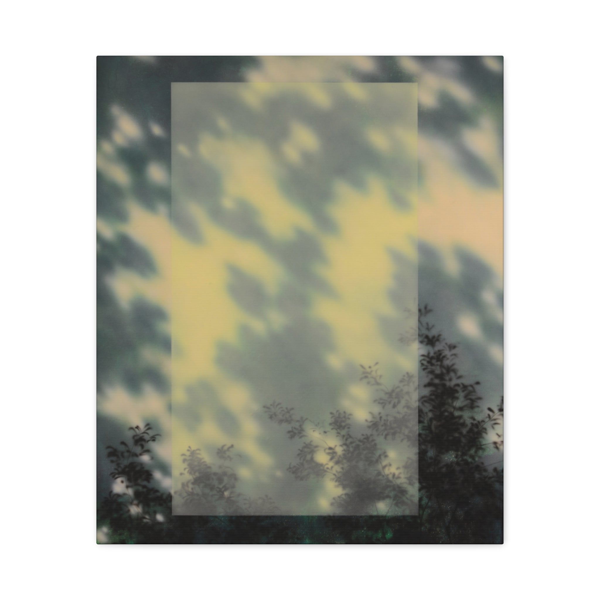 Shadow of a Tree -  Chinese  Contemporary abstract artist - Canvas Print - Gift for new year