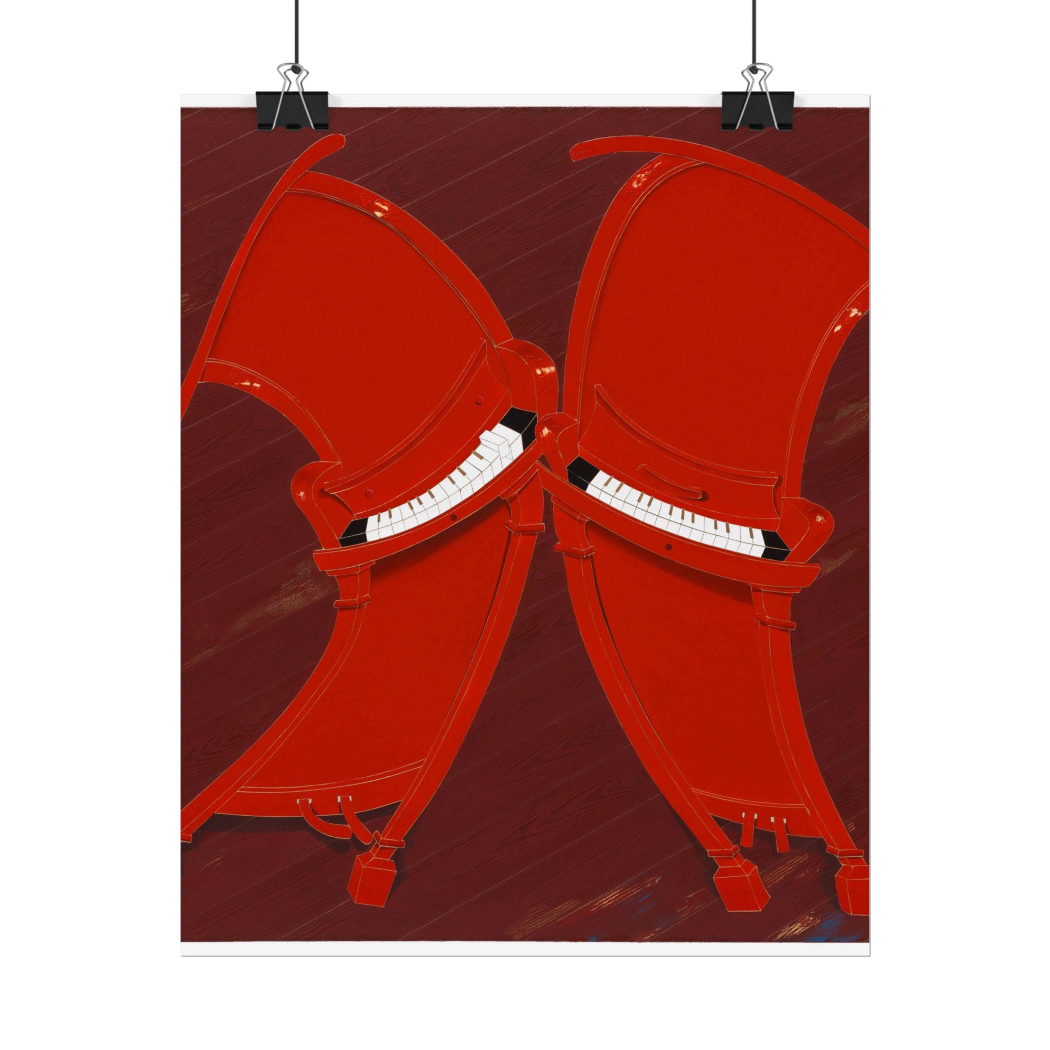 Piano  Art Poster,  Chinese Contemporary artist - Canvas Print - Artwork for new home