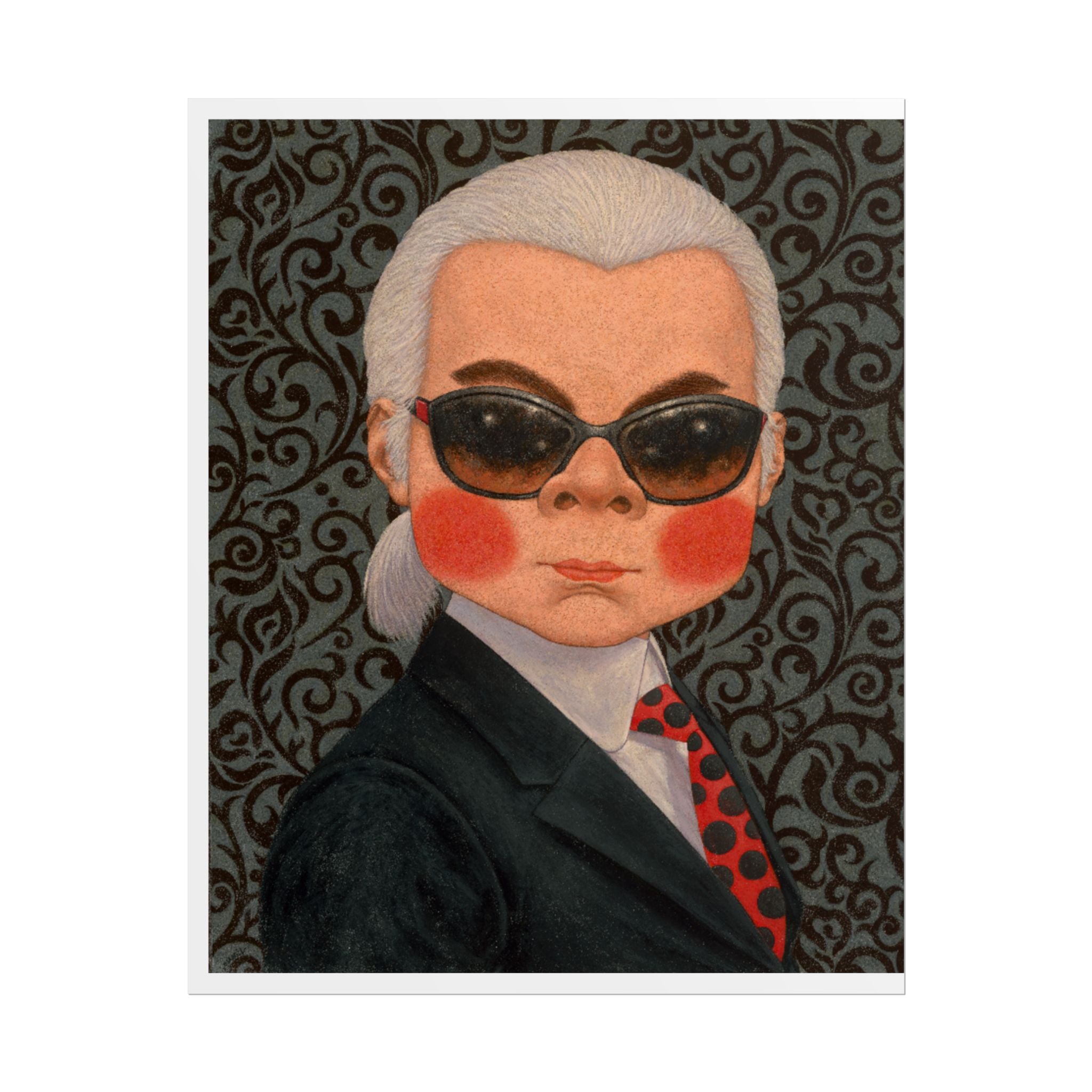 Karl Lagerfeld Art Poster,  Thailand Contemporary artist - Canvas Print