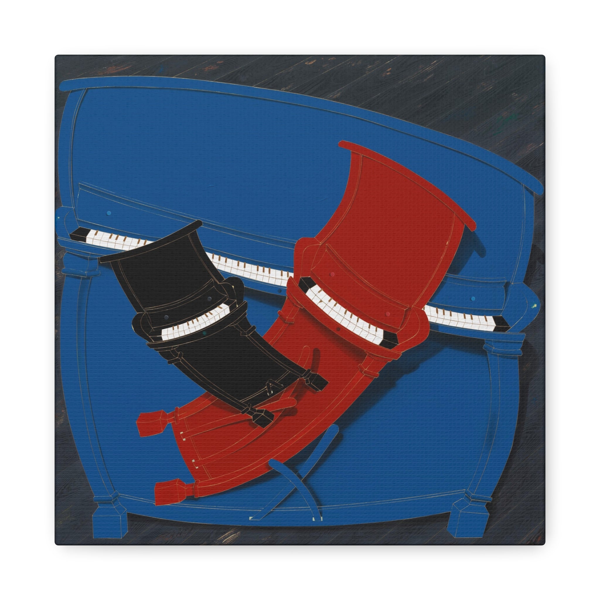 Piano - Chinese Contemporary artist - Canvas Print - Artwork for new home