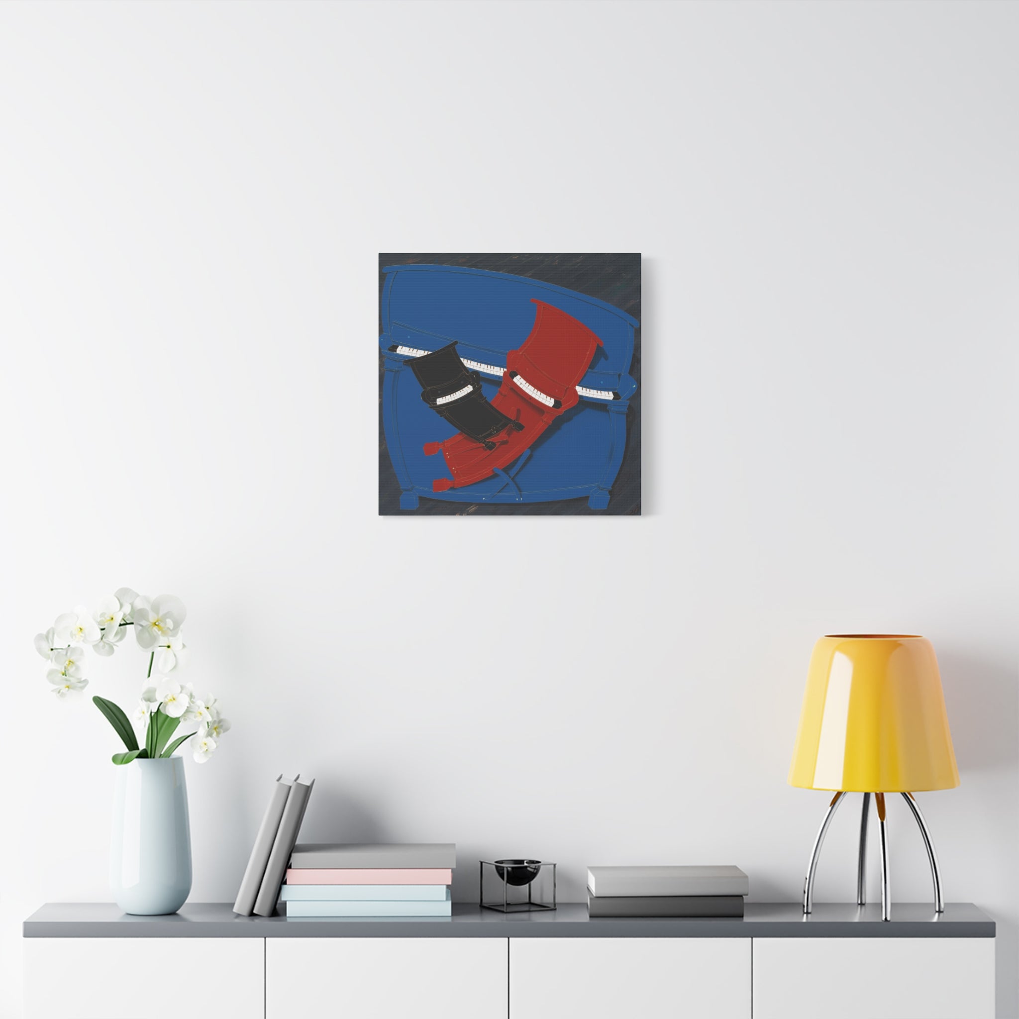 Piano - Chinese Contemporary artist - Canvas Print - Artwork for new home